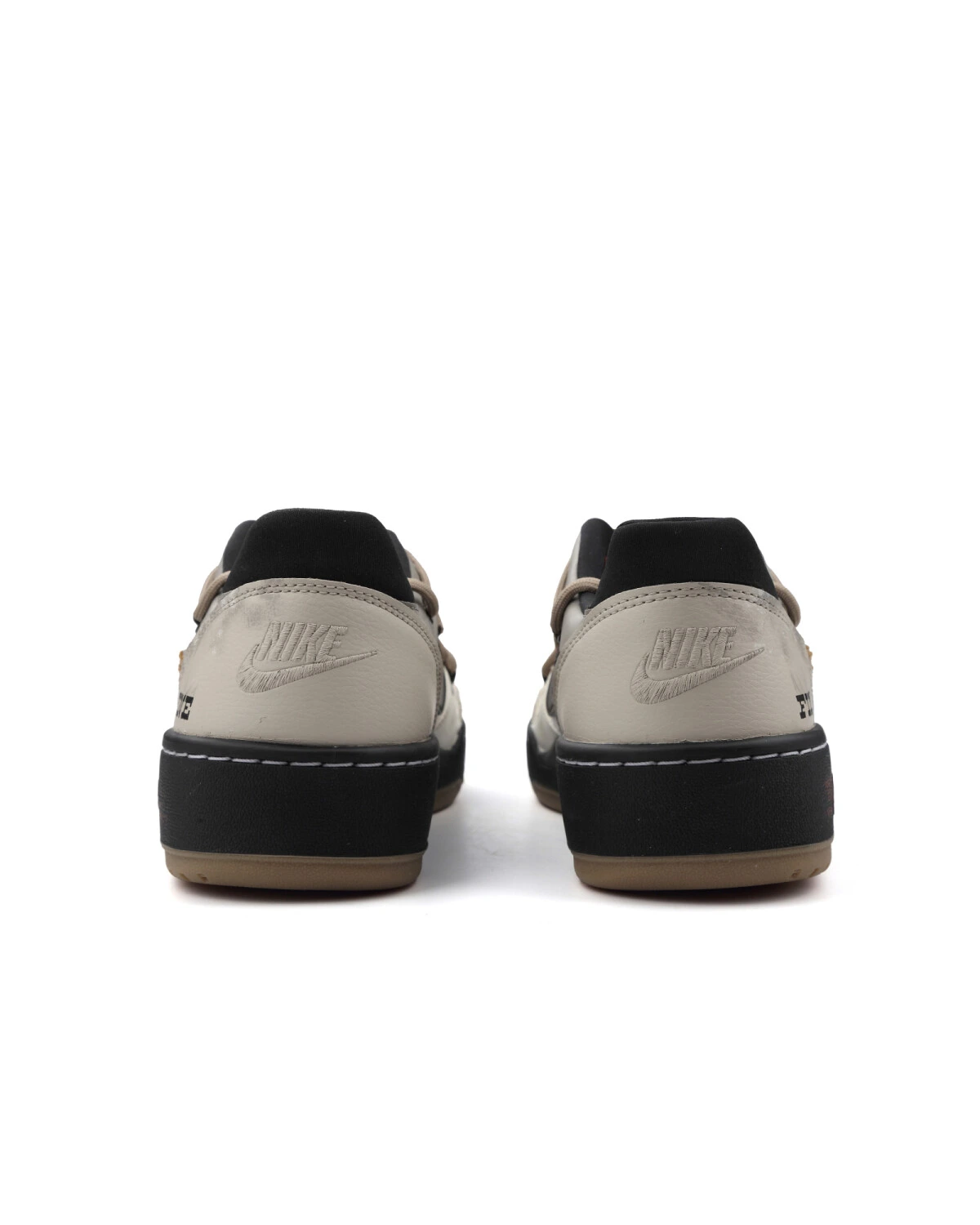 Nike Full Force мужские кроссовки черно-коричневые с антискользящей подошвой картинка