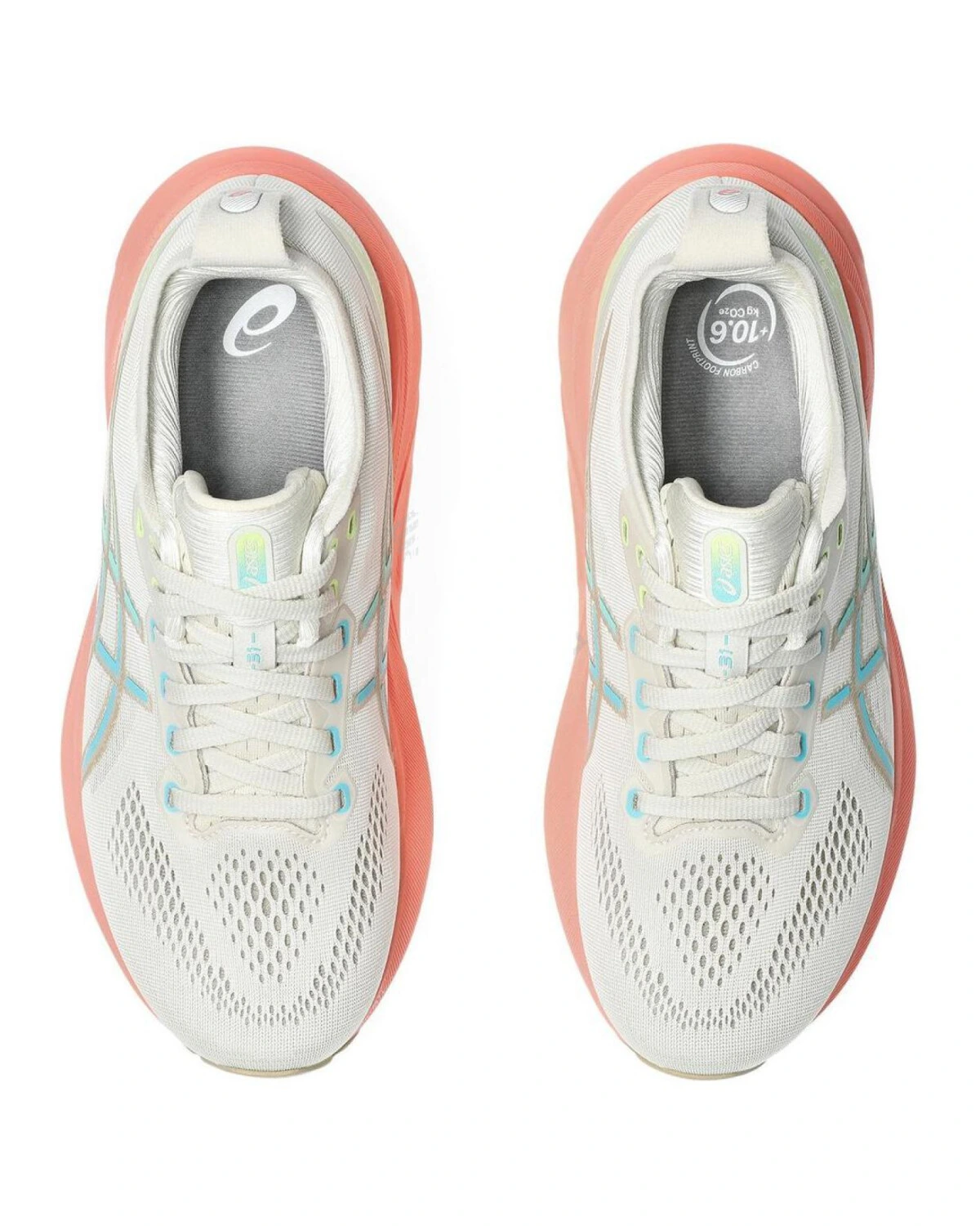 Asics Gel-Kayano 31 женские кроссовки износостойкие серо-оранжевые картинка