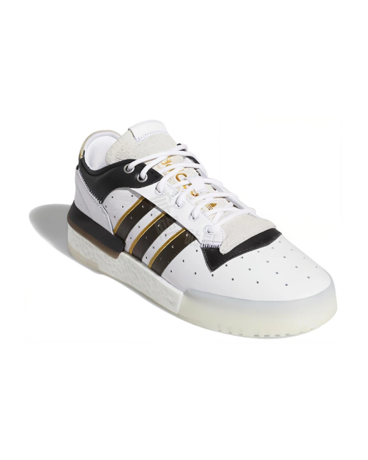 Adidas Originals Rivalry Rm Low унисекс кроссовки с амортизацией бело-коричнево-черные картинка