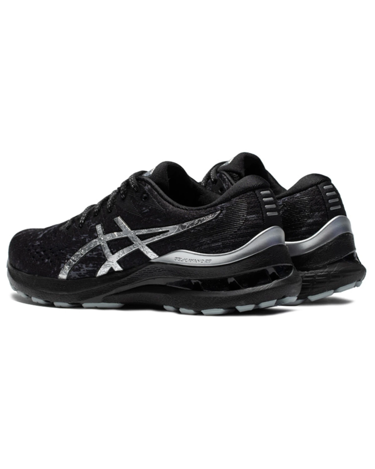 Asics Gel-Kayano 28 Platinum женские кроссовки с амортизацией черно-серые картинка