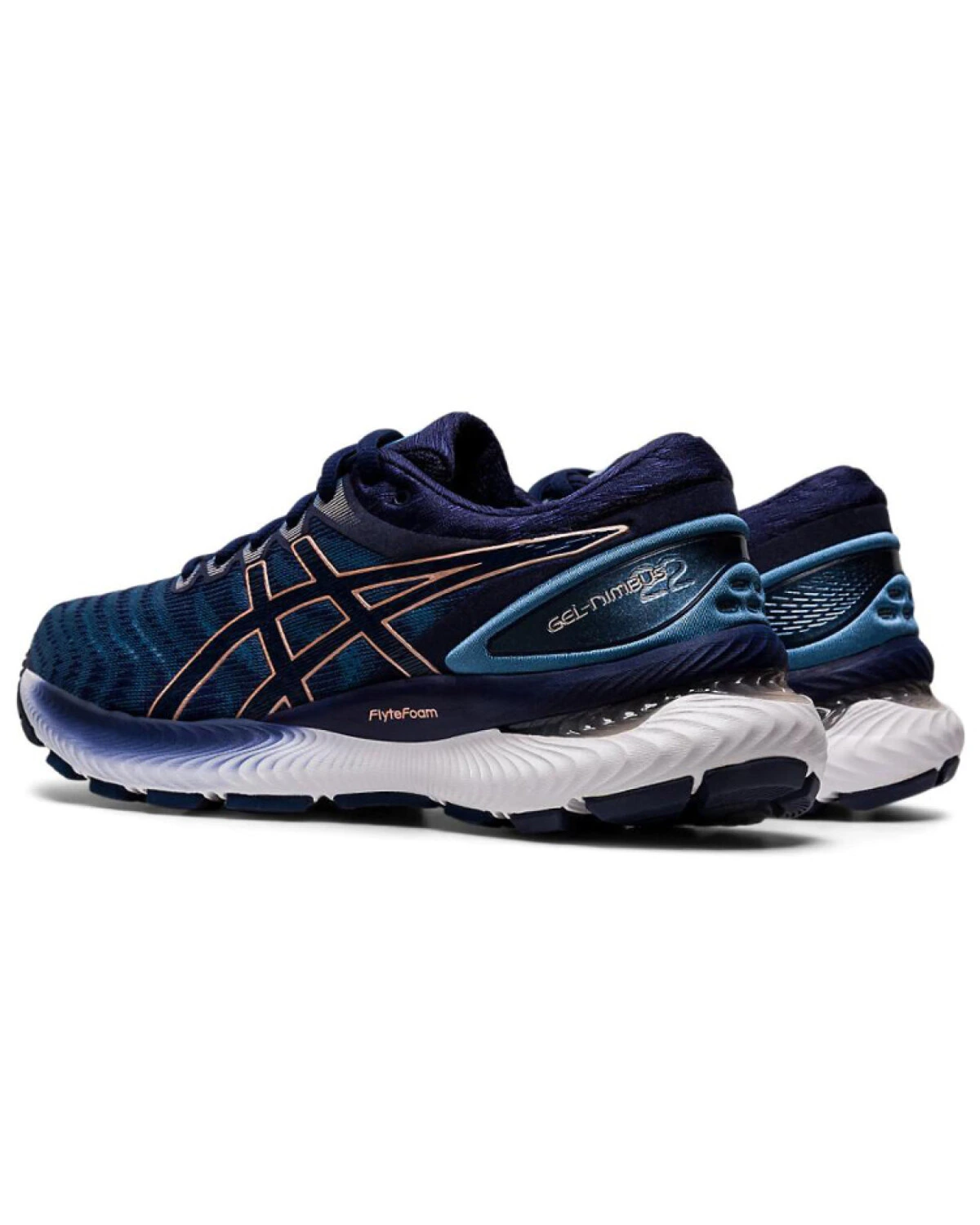 Asics GEL-Nimbus 22 женские спортивные кроссовки дышащие синие картинка