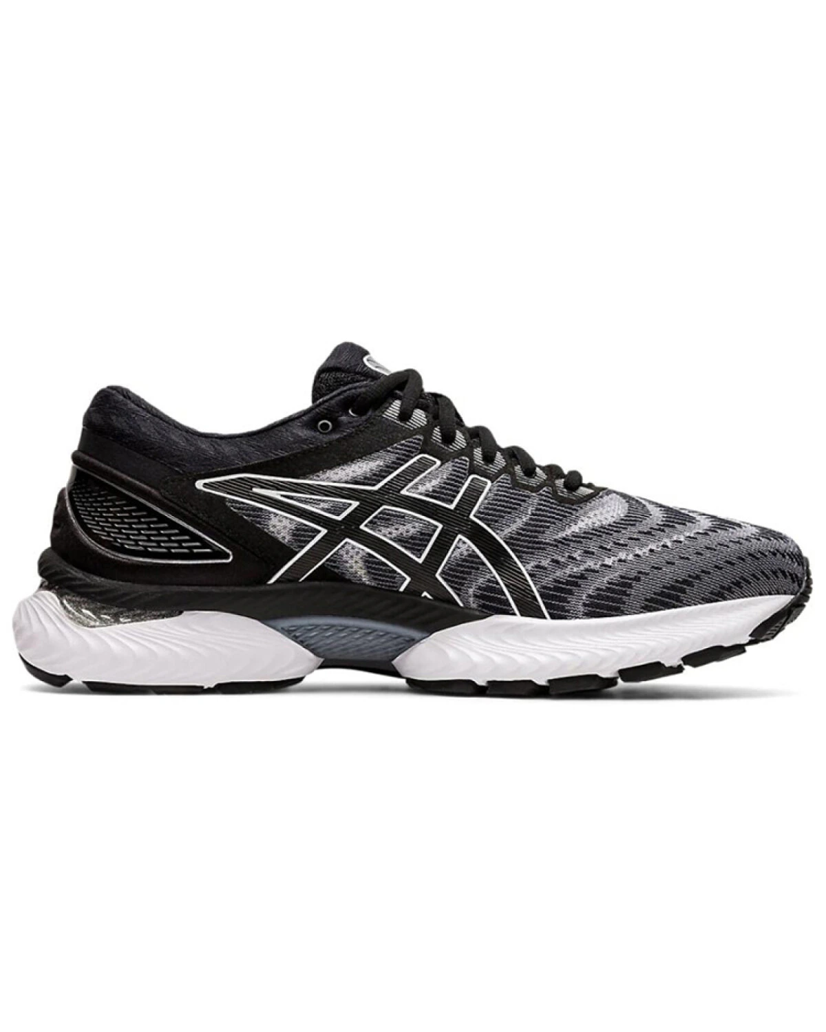 Asics GEL-Nimbus 22 мужские кроссовки черно-белые дышащие износостойкие картинка