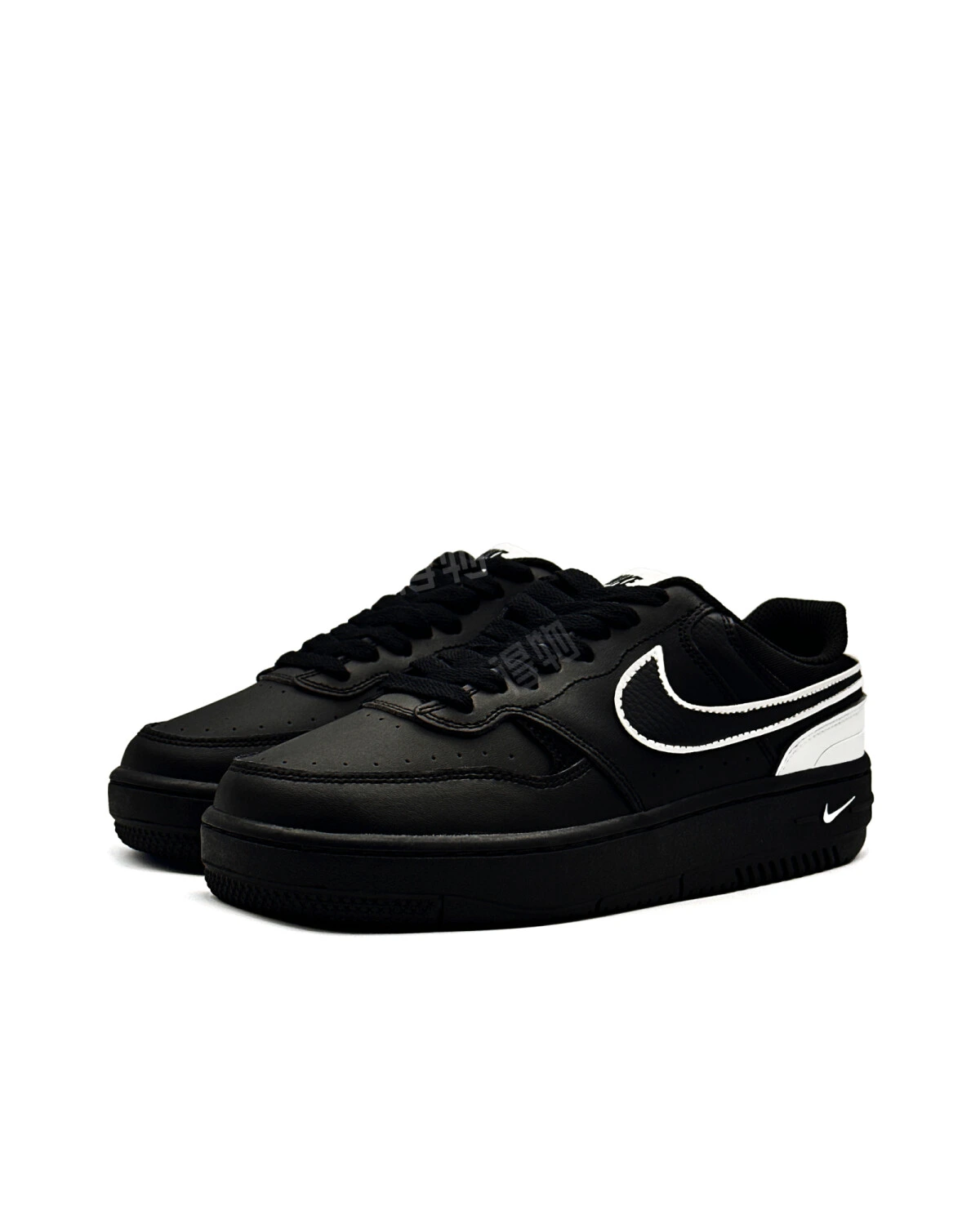 Nike Gamma Force мужские и женские кеды черные универсальные картинка