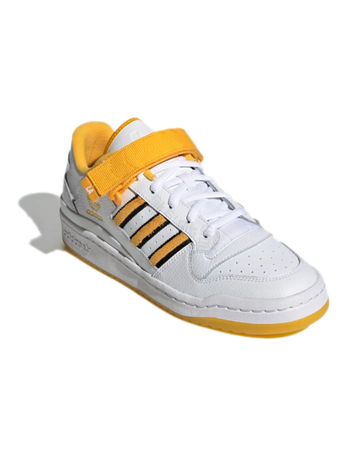 Adidas Originals Forum Low "Los Angeles" повседневные кеды бело-желтые картинка