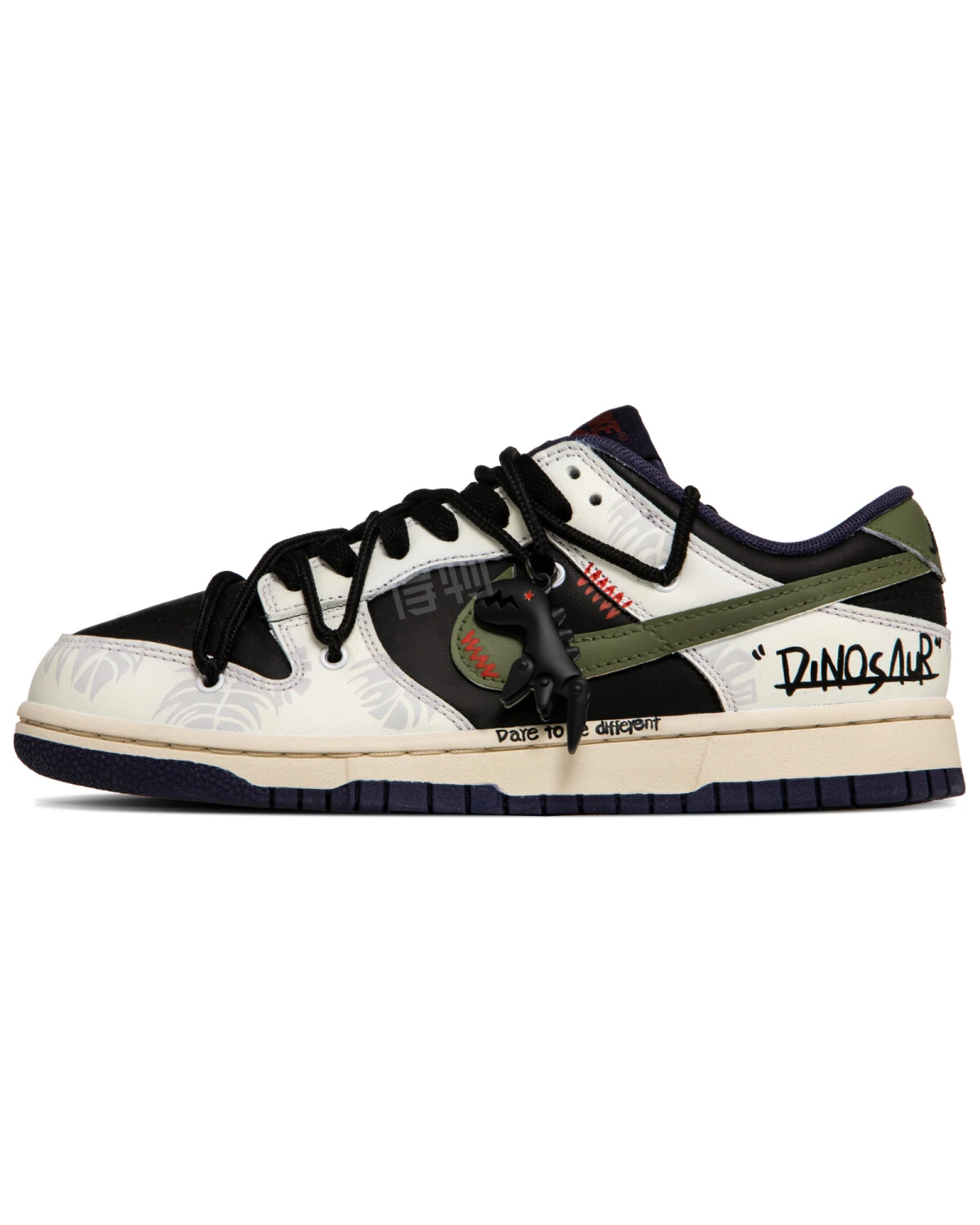 Nike Dunk Digimon мужские кроссовки нескользящие черные картинка