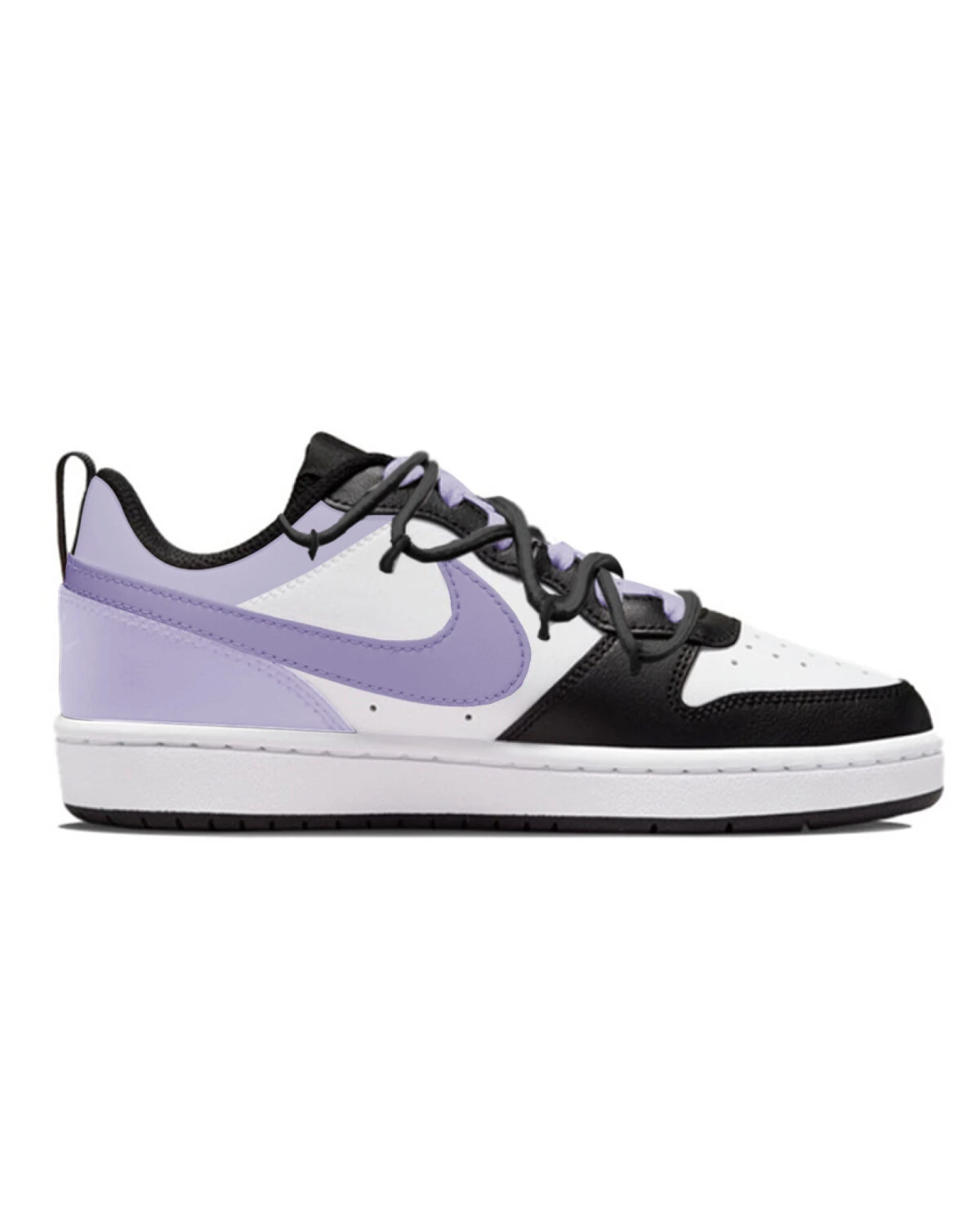 Nike Court Borough PUPPY детские кроссовки из искусственной кожи фиолетовые картинка