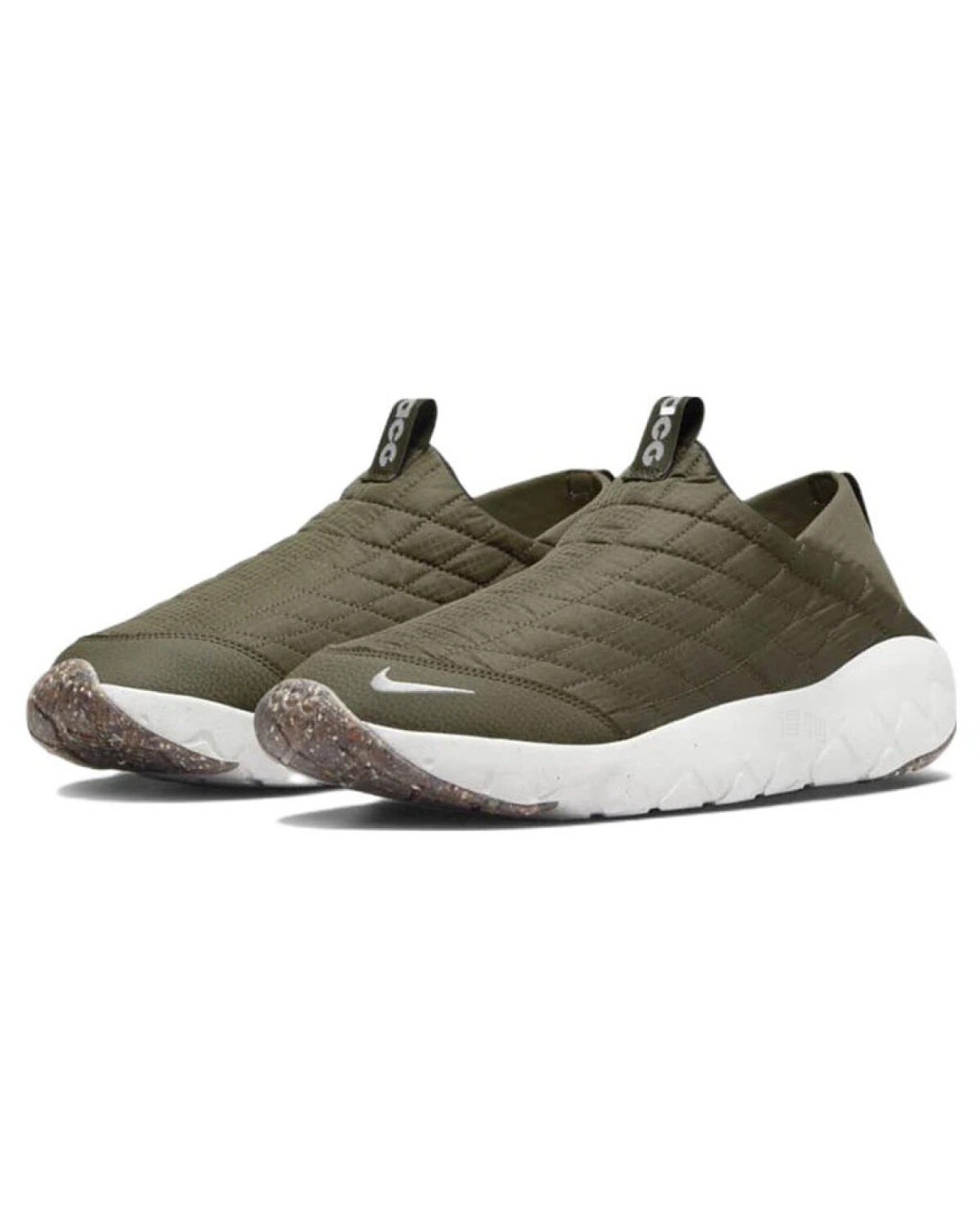 Nike ACG Moc 3.5 "Cargo Khaki" мужские слипоны зелено-белые функциональные картинка