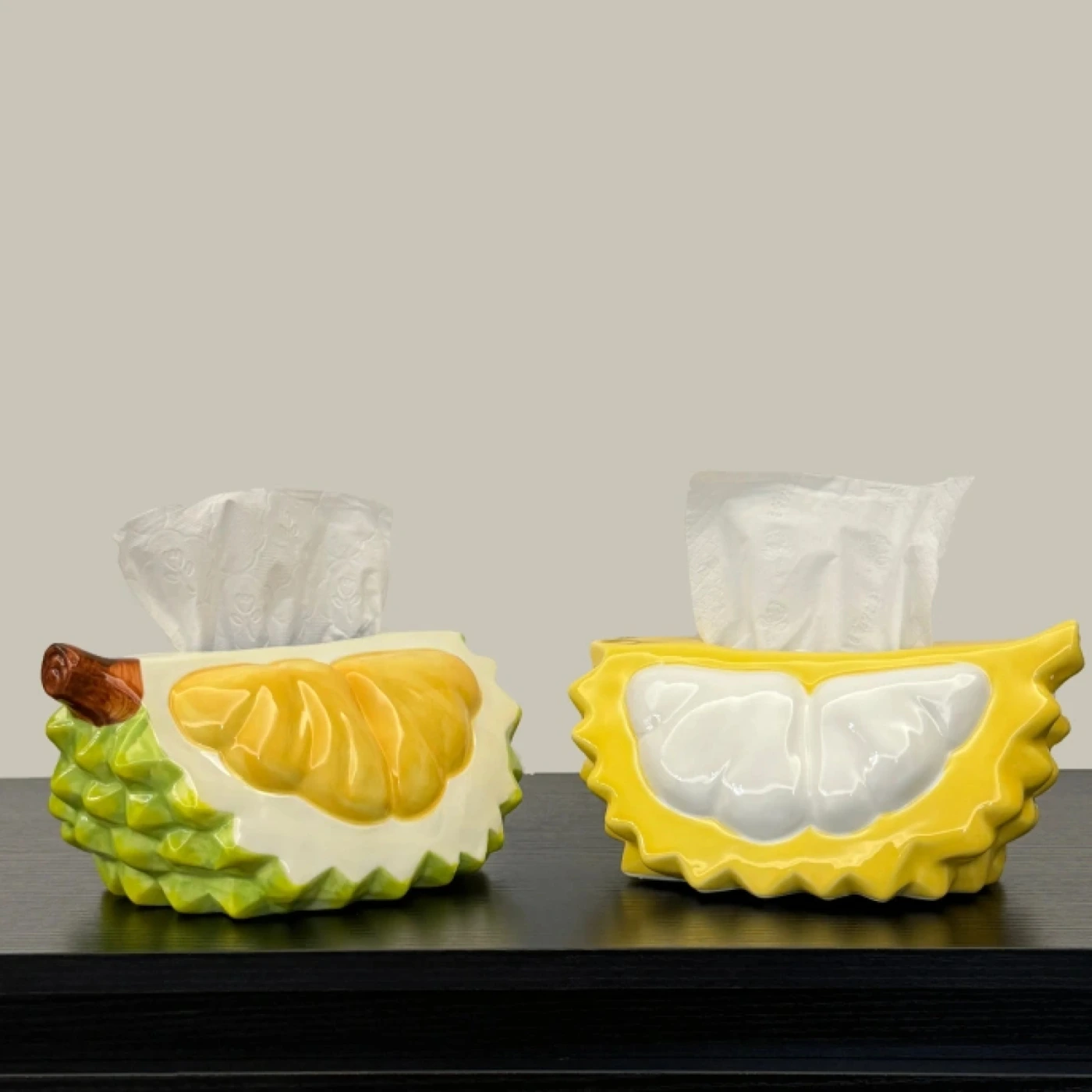 Салфетница в виде дуриана (Светло-зеленый) картинка