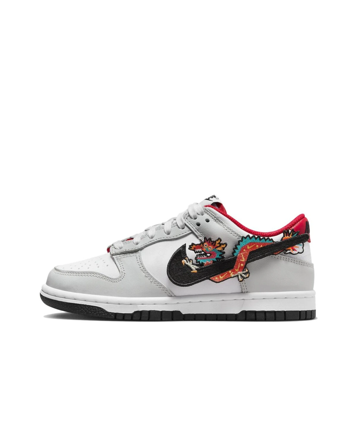 Nike Dunk детские кроссовки серые картинка