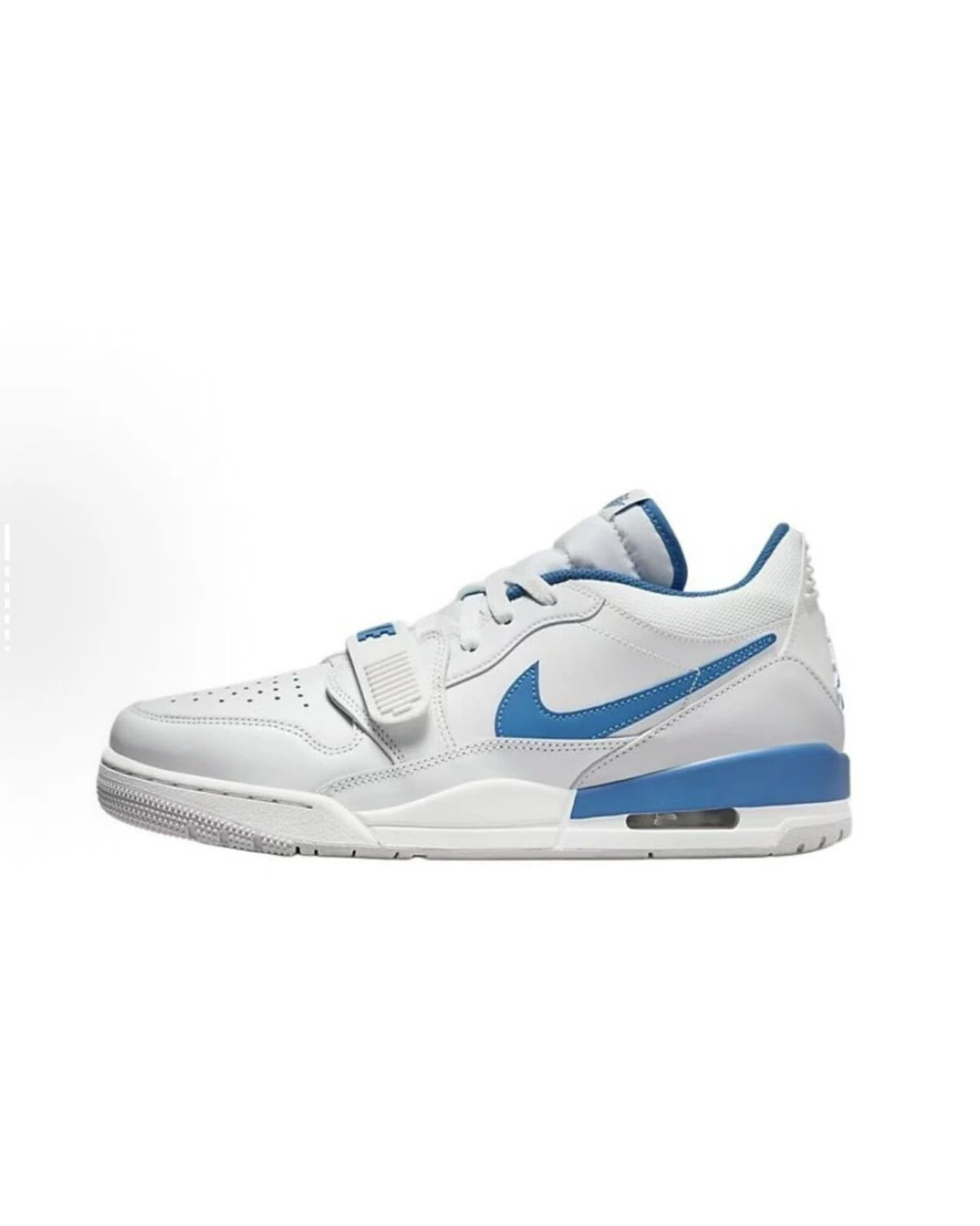 Jordan Legacy 312 мужские кроссовки сине-белые с амортизацией и узором картинка