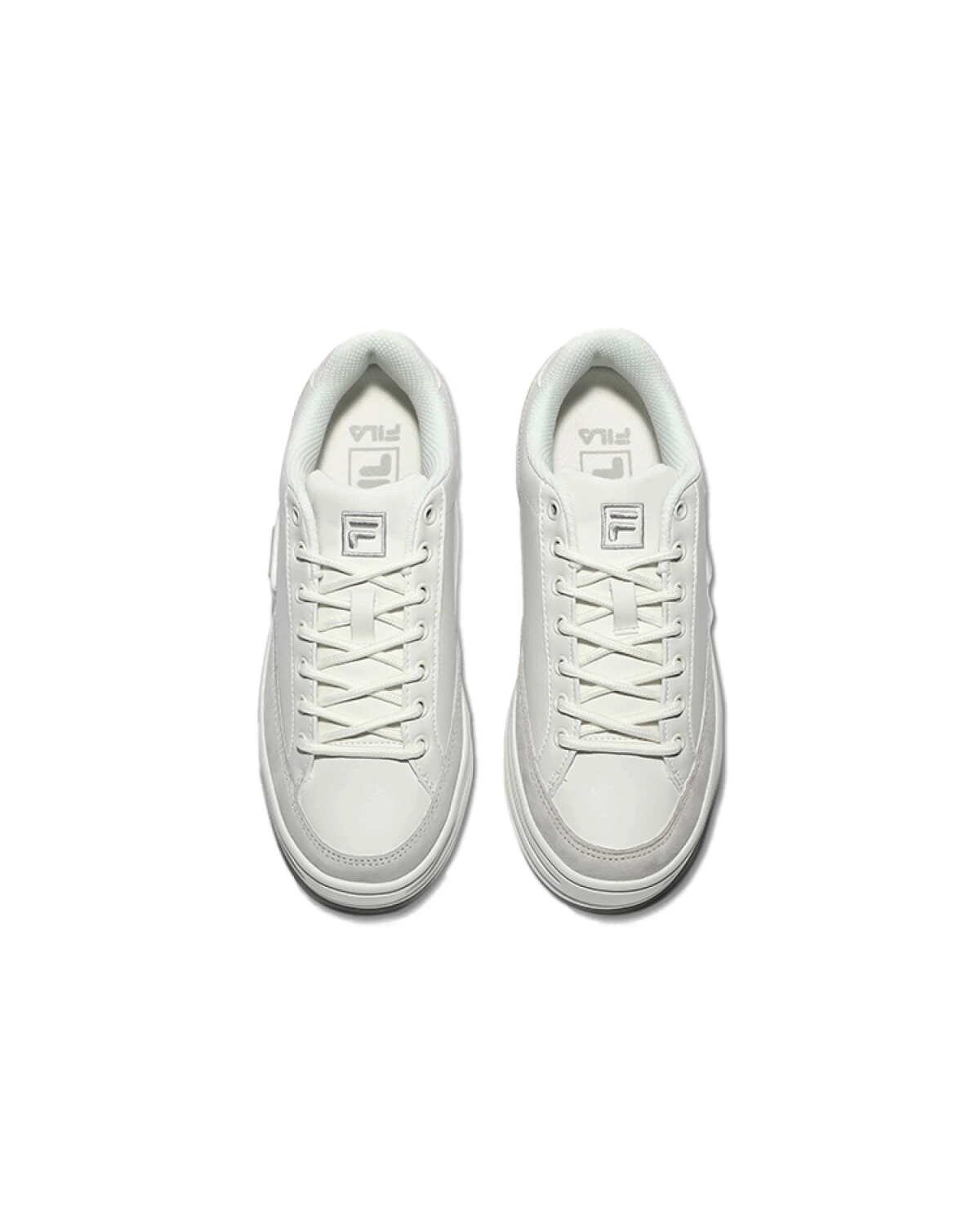 FILA Funky Tennis унисекс кроссовки с толстой подошвой белые картинка