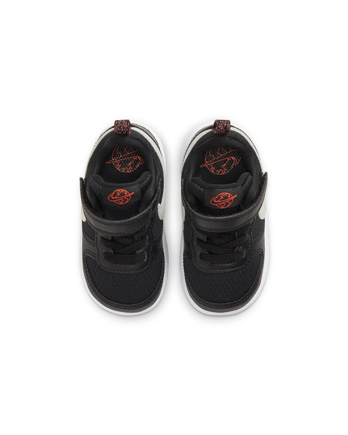 Nike Court Borough Low 2 SE детские кеды черно-белые с амортизацией картинка