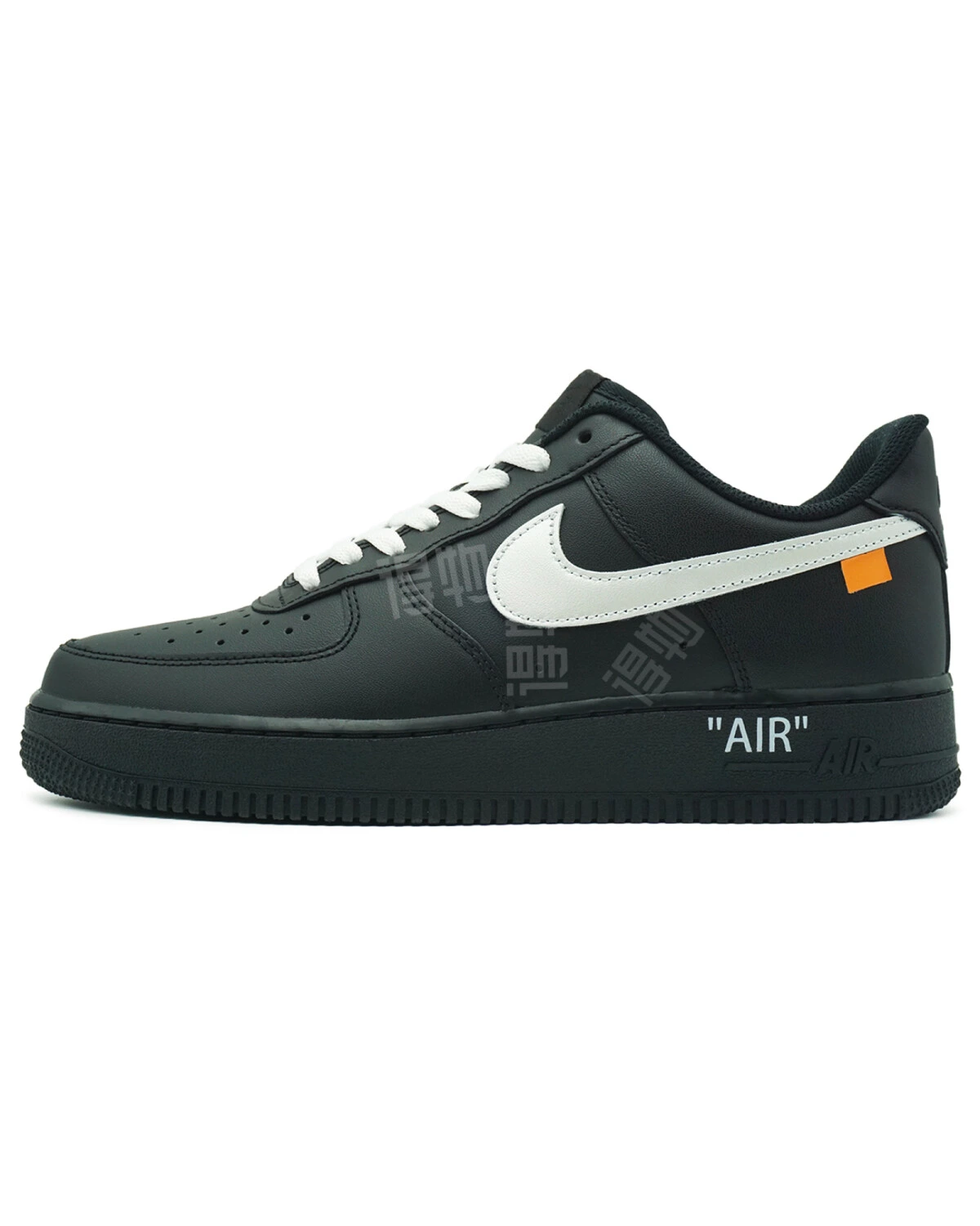 Nike Air Force 1 07 мужские и женские повседневные кроссовки черно-белые картинка