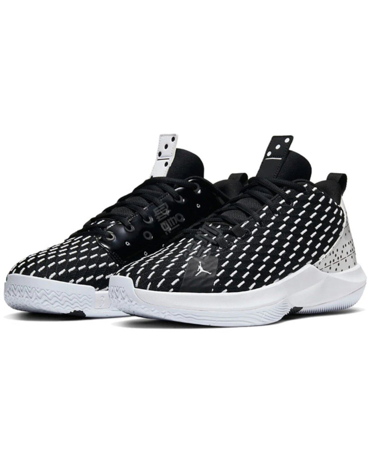Jordan CP3 12 PF мужские баскетбольные кроссовки черно-белые картинка