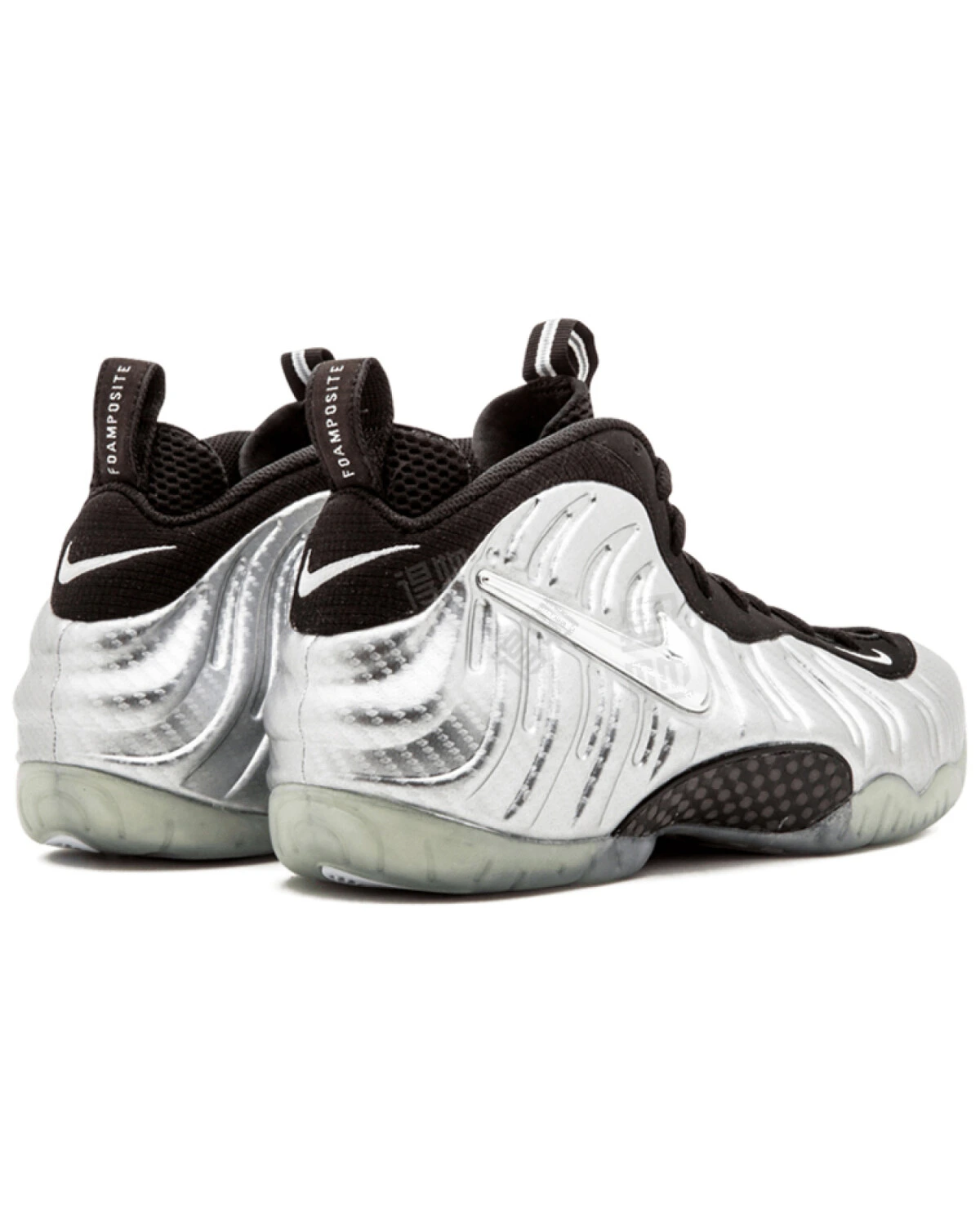 Nike Foamposite Pro Silver Surfer мужские спортивные кроссовки для баскетбола картинка