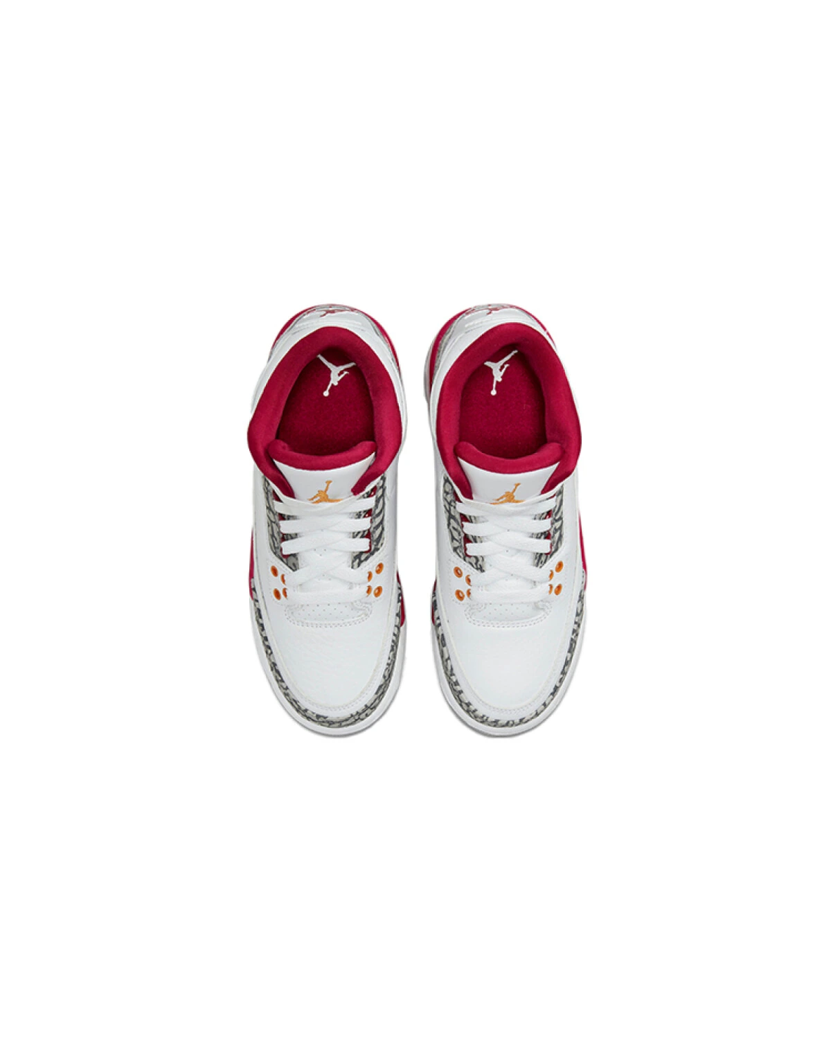 Jordan Air Jordan 3 Retro "Cardinal Red" детские кроссовки для баскетбола бело-вишнёвые картинка