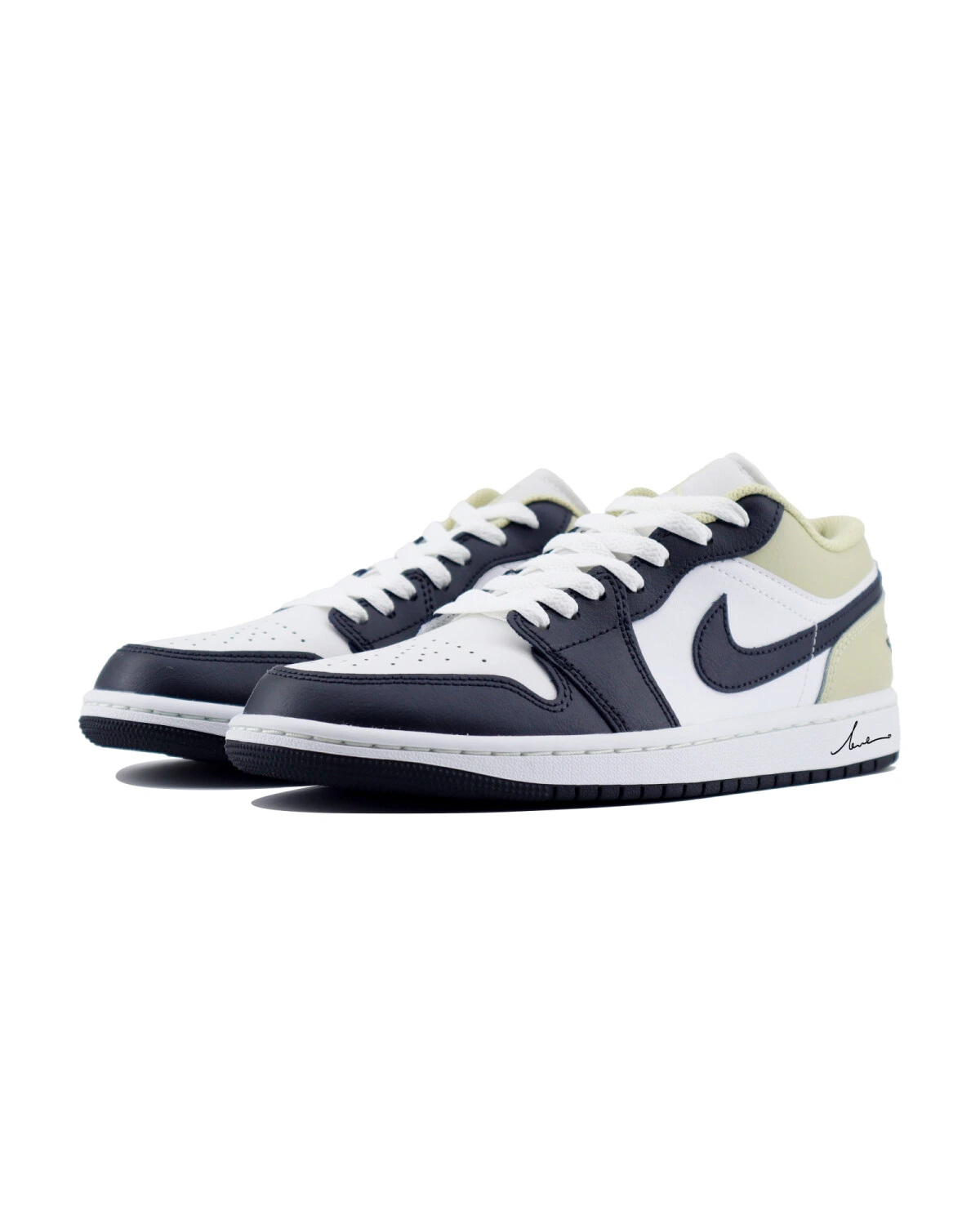 Jordan Air Jordan 1 love unisex кроссовки бело-черные с амортизацией картинка