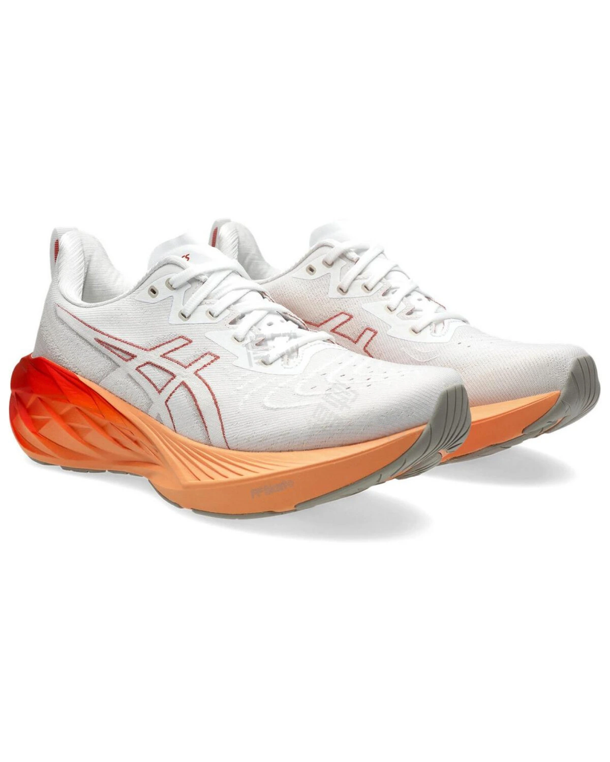 Asics Novablast 4 мужские кроссовки для бега с амортизацией белые картинка