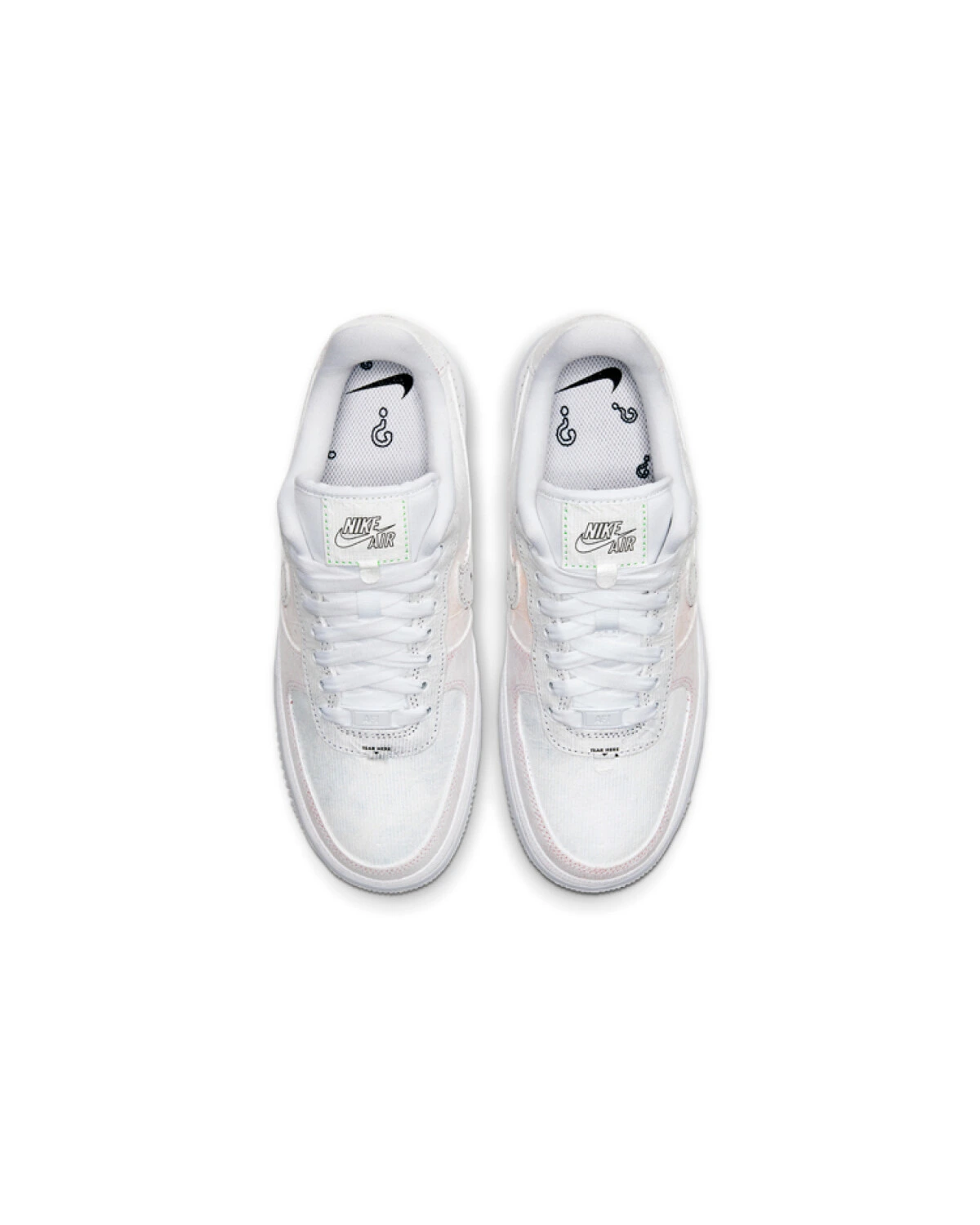 Nike Air Force 1 07 lx женские кроссовки белые синтетические картинка