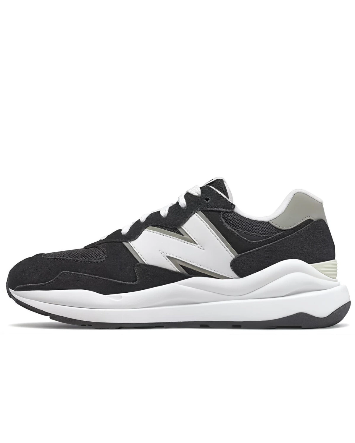 New Balance 5740 унисекс повседневные кроссовки кожаные черно-белые картинка