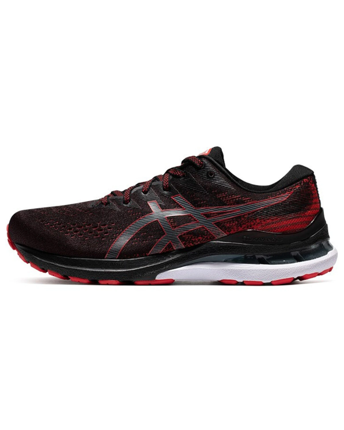 Asics Gel-Kayano 28 мужские кроссовки для марафона черно-красные картинка