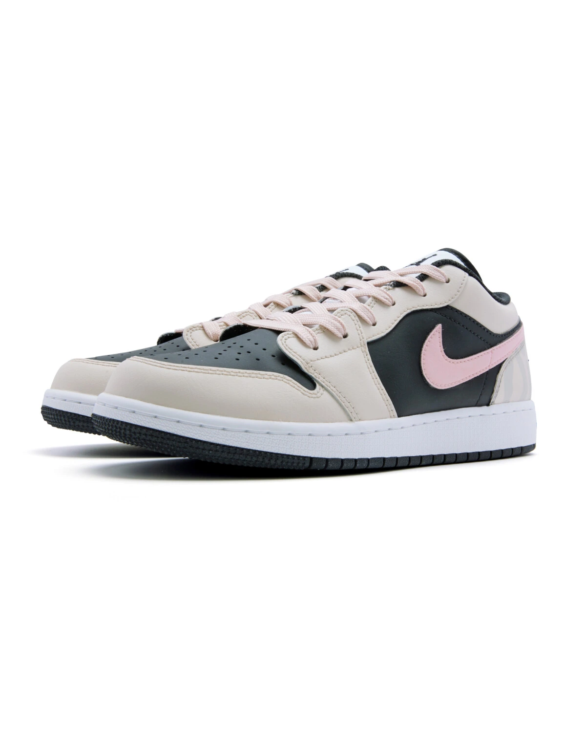 Jordan Air Jordan 1 Low мужские кроссовки черно-розово-желтые с амортизацией картинка
