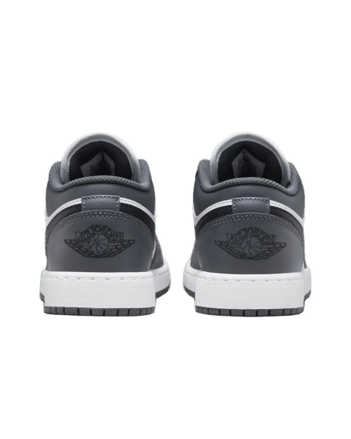 Jordan Air Jordan 1 детские кроссовки бело-серо-черные картинка