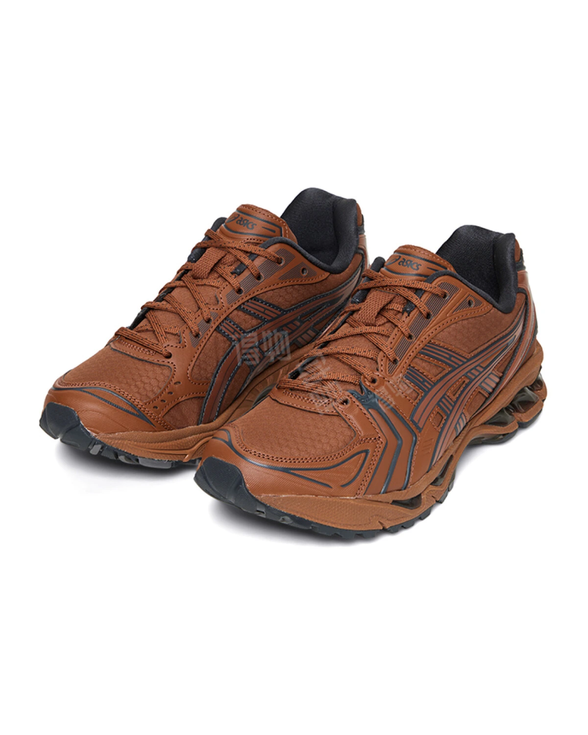 Asics Gel-Kayano 14 унисекс кроссовки коричневые осенне-зимние ретро картинка