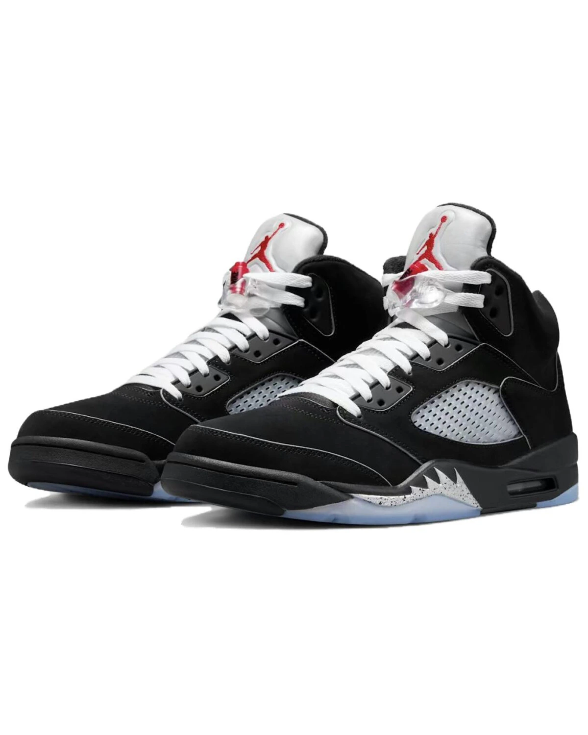 Jordan Air Jordan 5 унисекс кроссовки черные из натуральной кожи высокие картинка