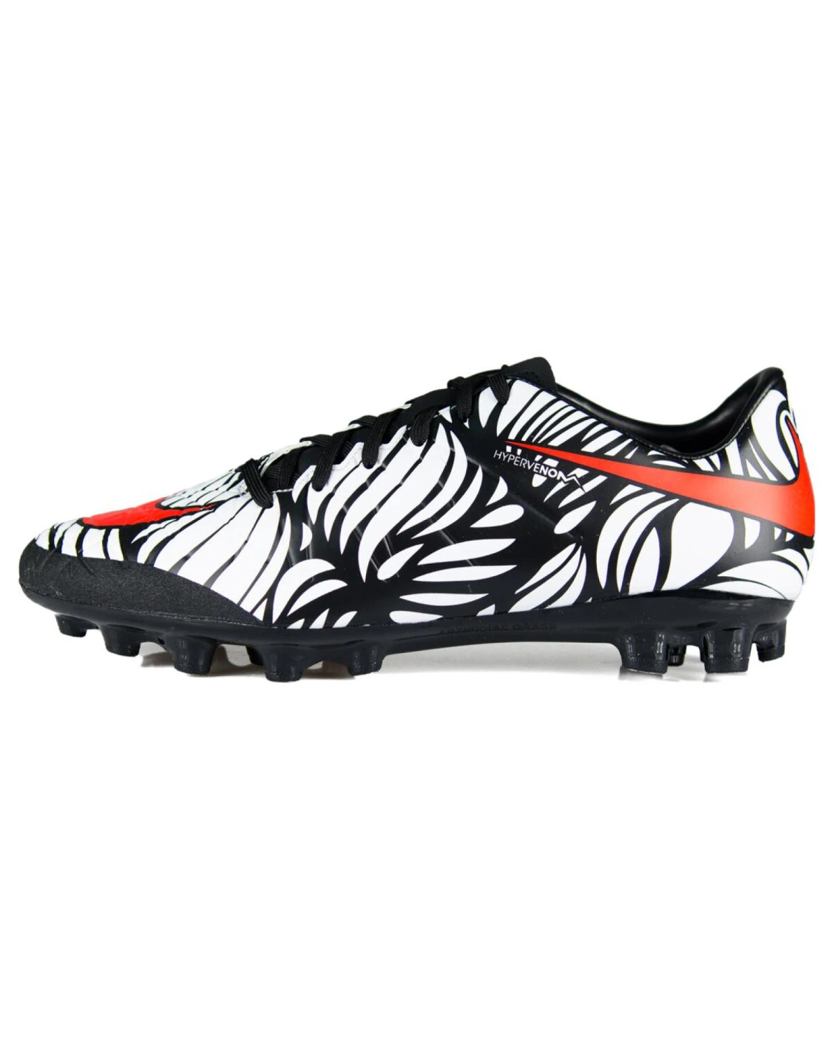 Nike Hypervenom Phelon 2 унисекс футбольные бутсы черно-белые картинка