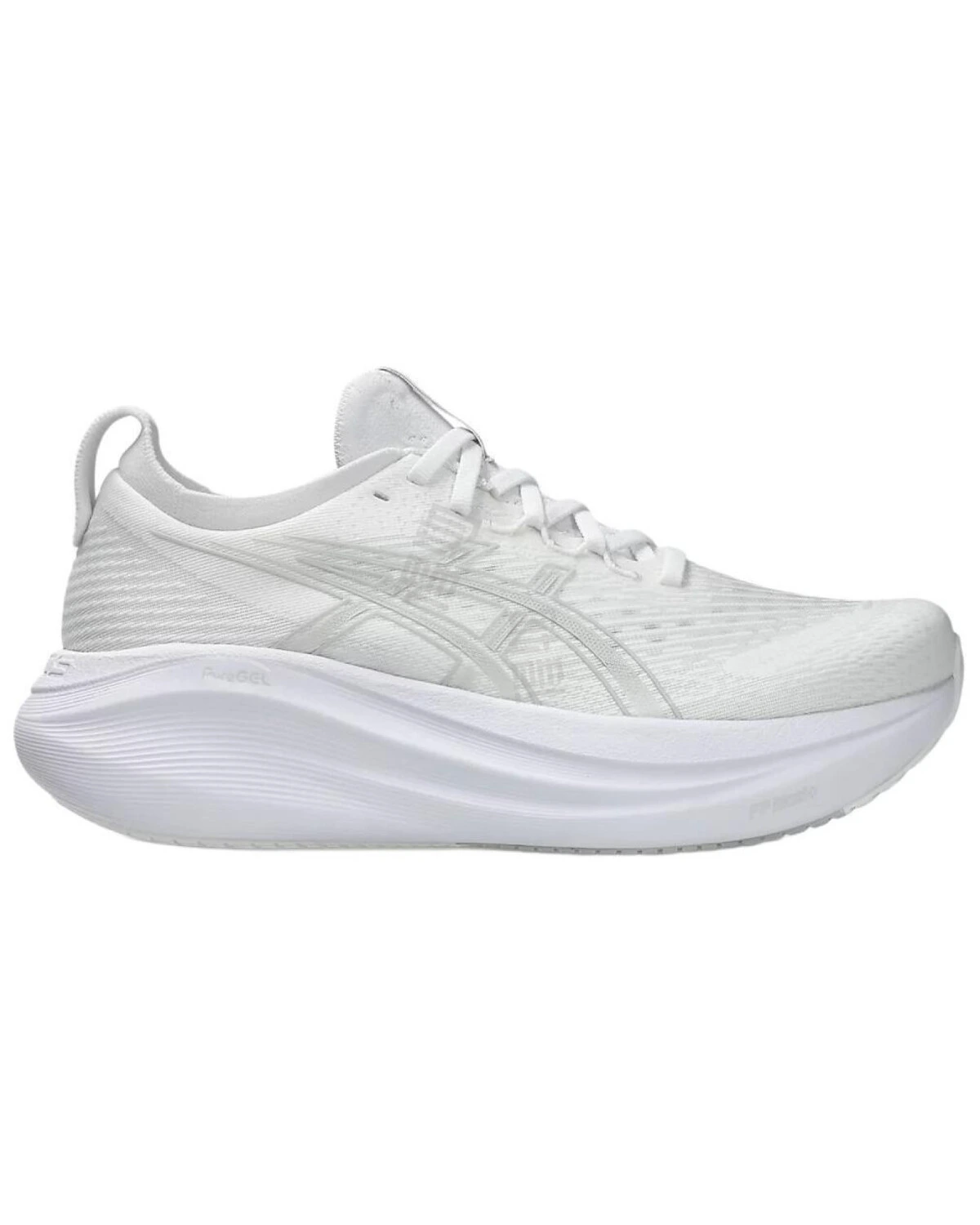 Asics GEL-NIMBUS 27 женские спортивные кроссовки белые для бега картинка