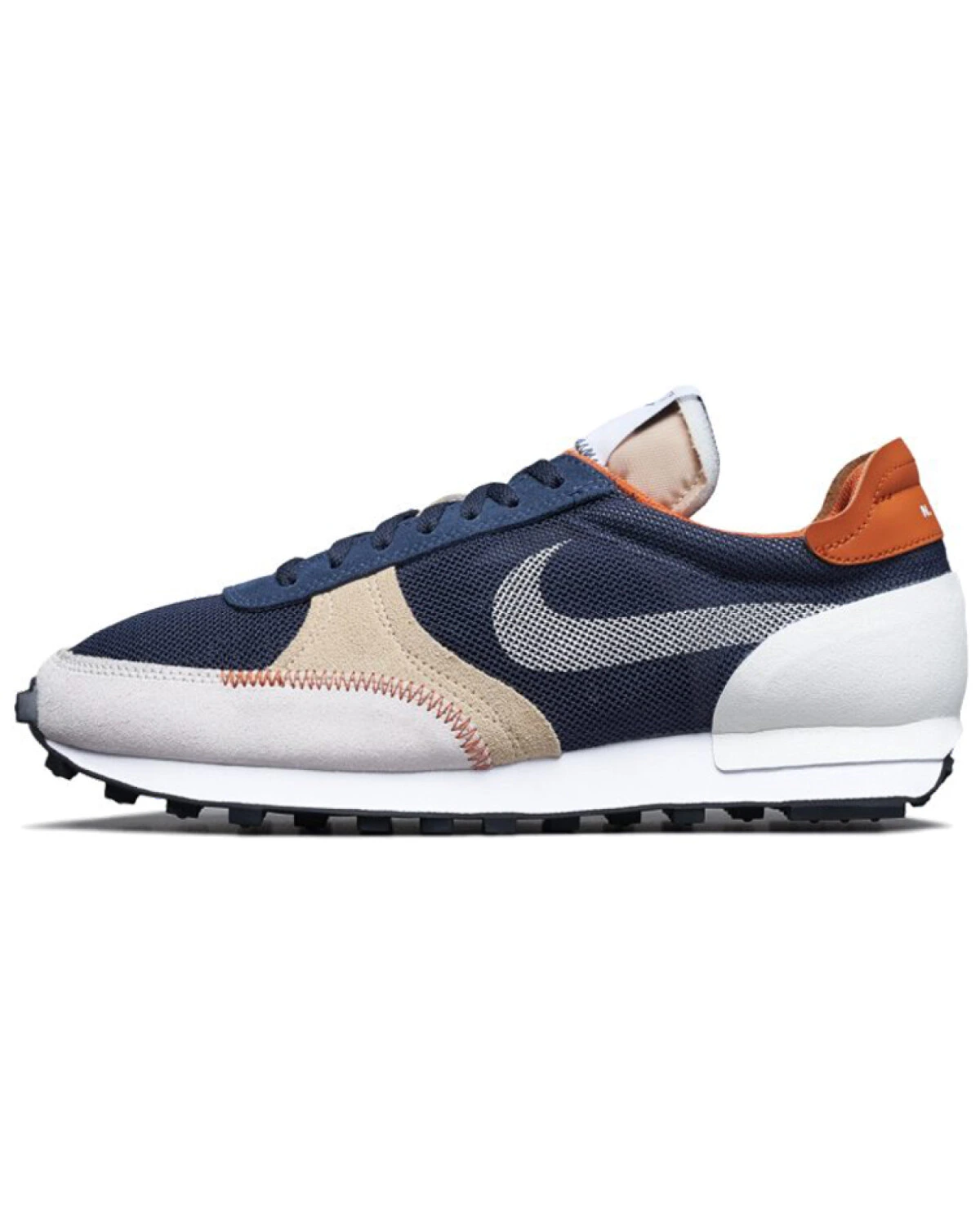 Nike Daybreak Type Type унисекс повседневные кроссовки из сетчатой ткани сине-белые с красным картинка