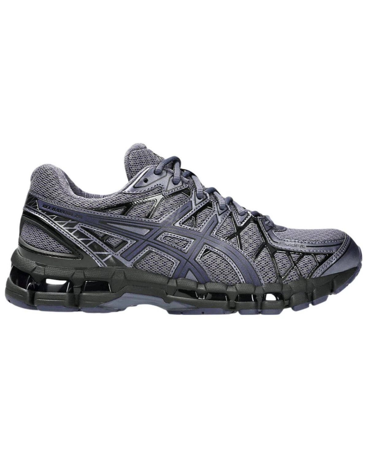 Asics Gel-Kayano20 унисекс спортивные кроссовки для марафона сине-чёрные картинка