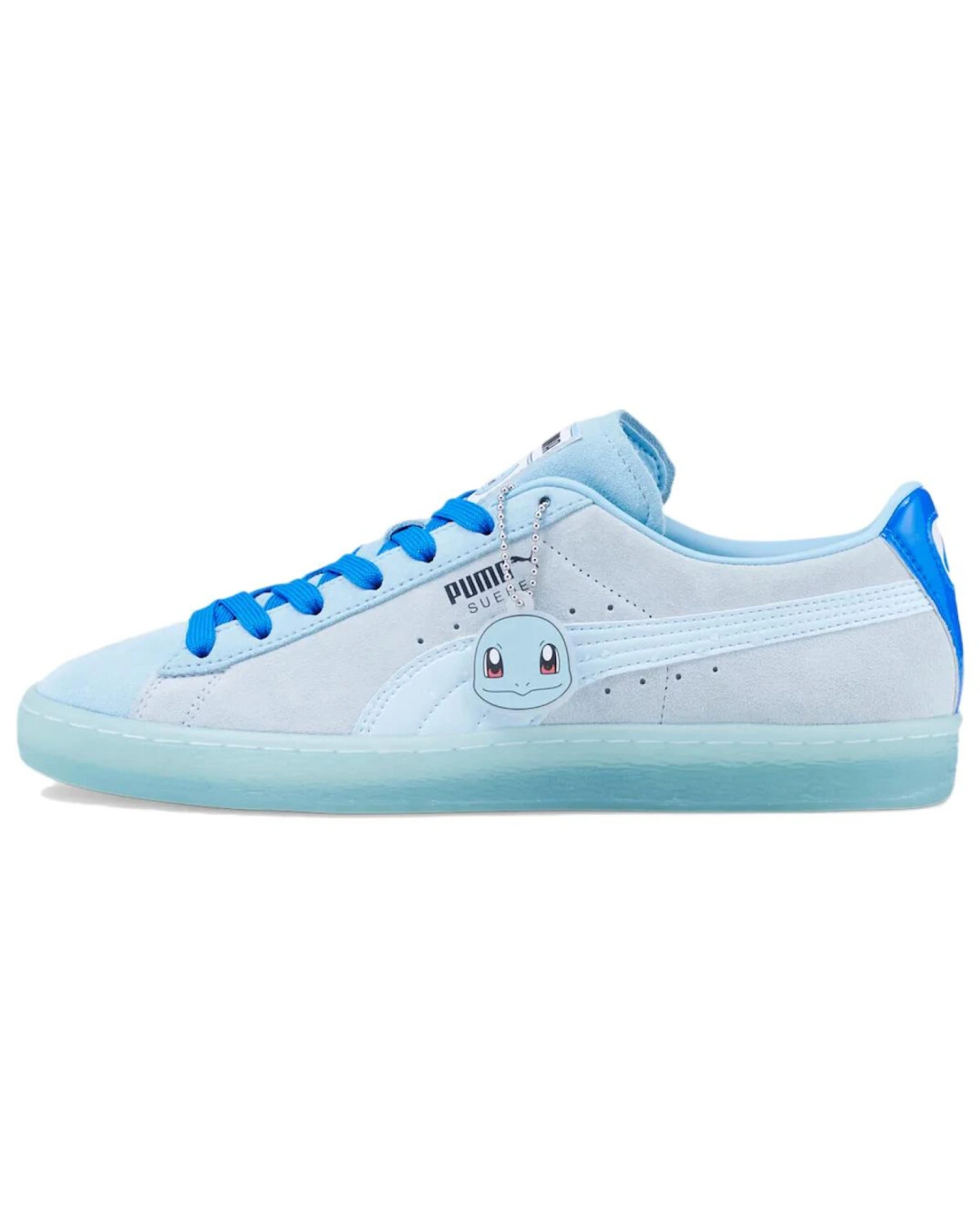 PUMA Suede "Squirtle" мужские и женские кеды синие из натуральной кожи картинка