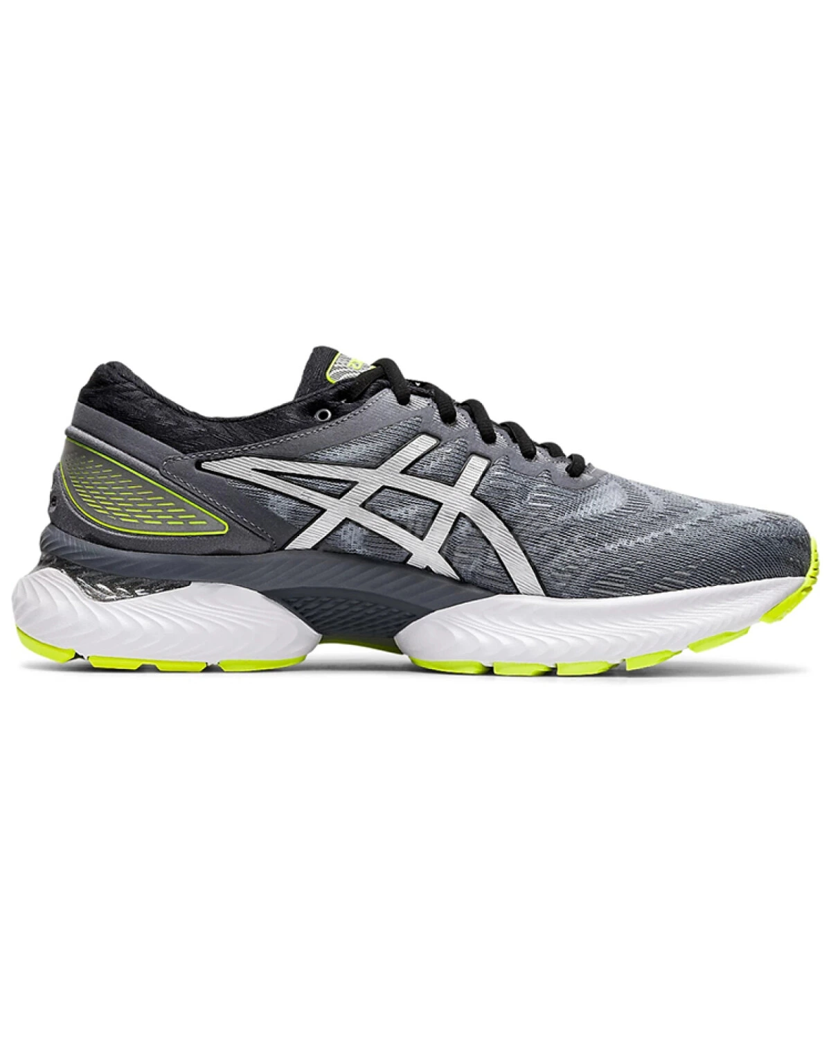 Asics GEL-Nimbus 22 мужские кроссовки для бега износостойкие серо-зелёные картинка