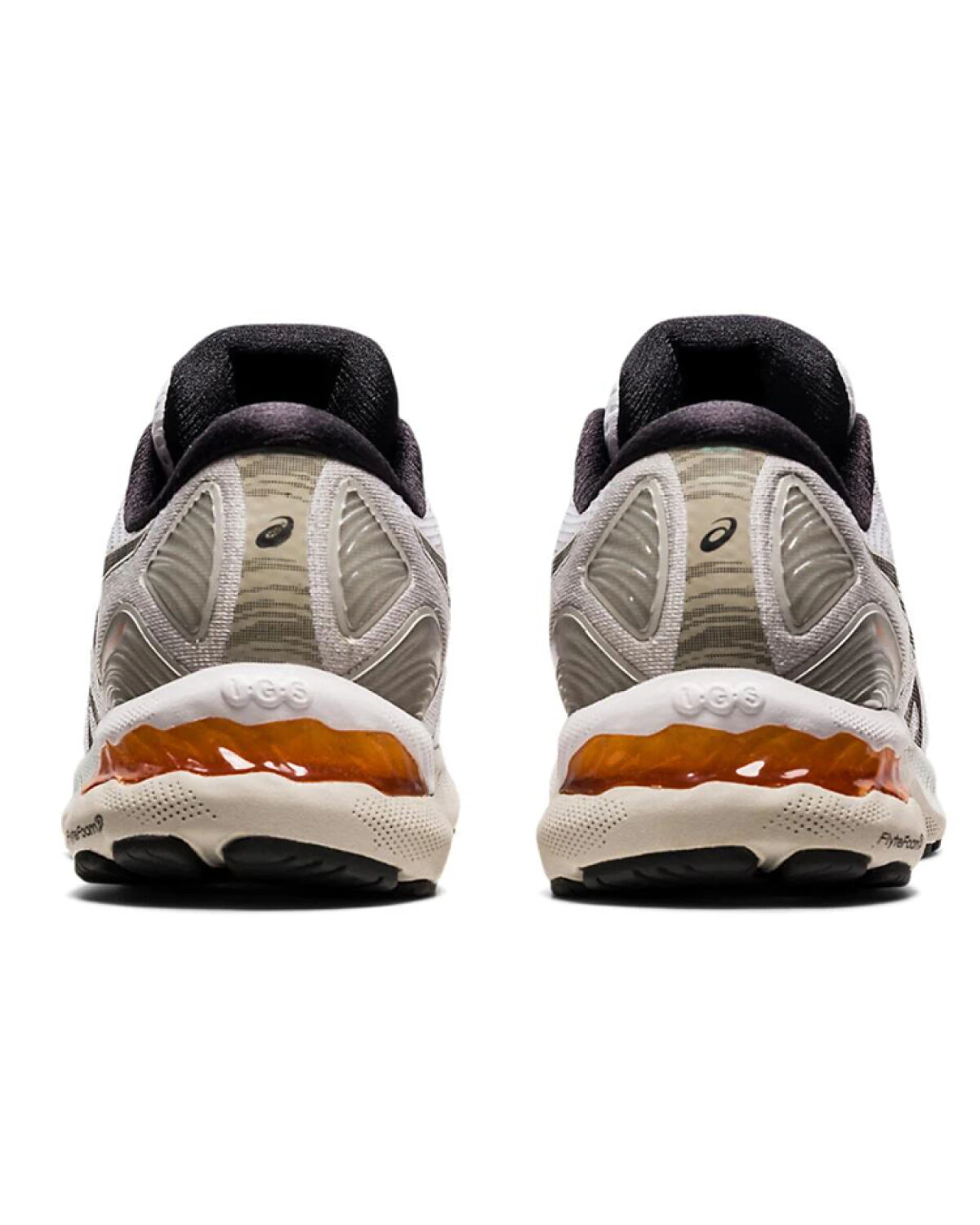 Asics GEL-Nimbus 23 мужские спортивные кроссовки стабильные бело-серые картинка
