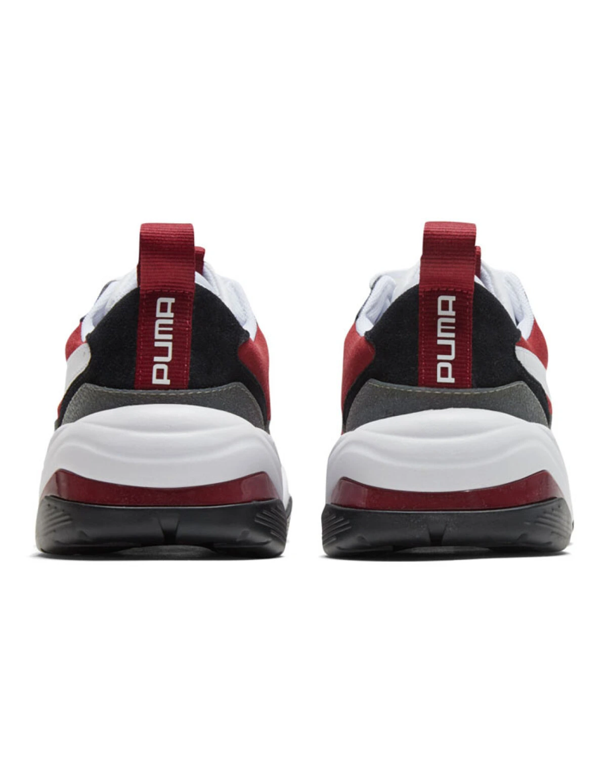 PUMA Thunder Fashion 2.0 кроссовки трендовые бело-черно-красные картинка