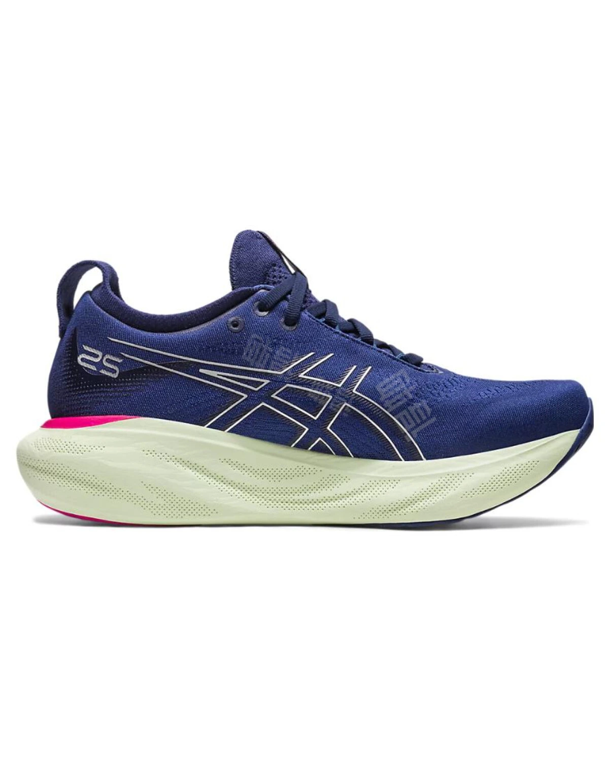 Asics GEL-Nimbus 25 женские кроссовки для бега с амортизацией синие картинка