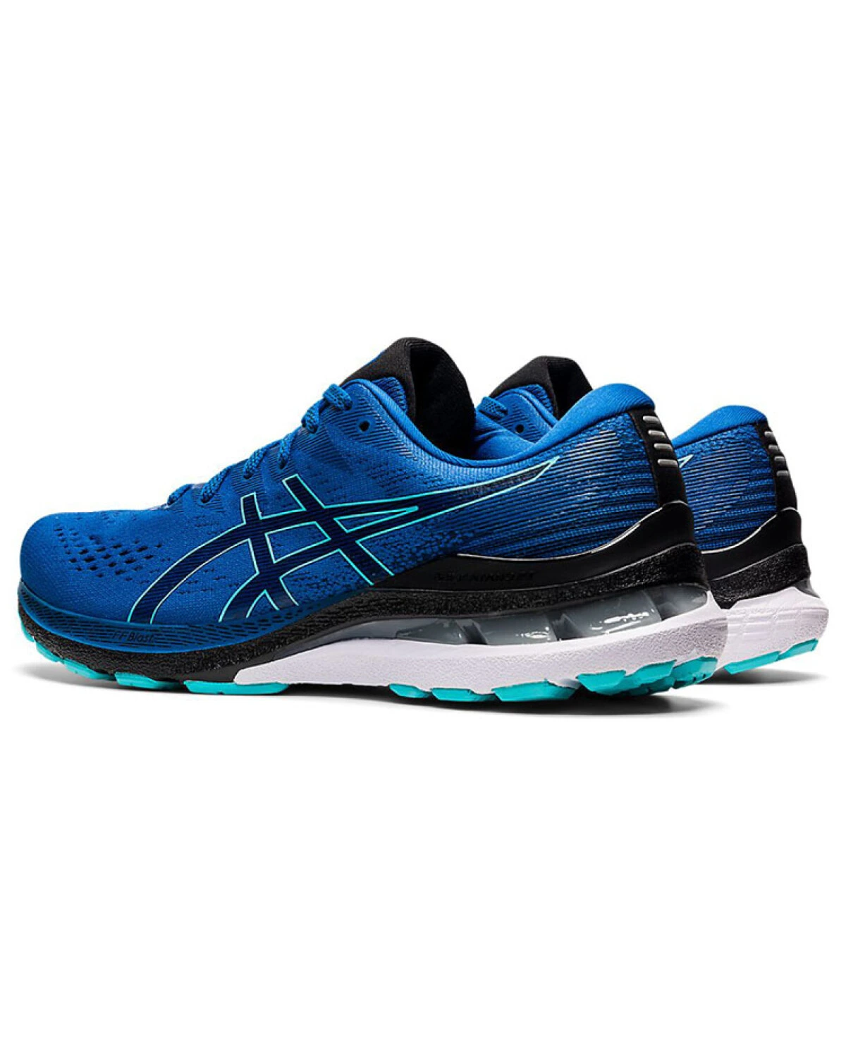 Asics Gel-Kayano 28 мужские кроссовки для бега сине-чёрные картинка