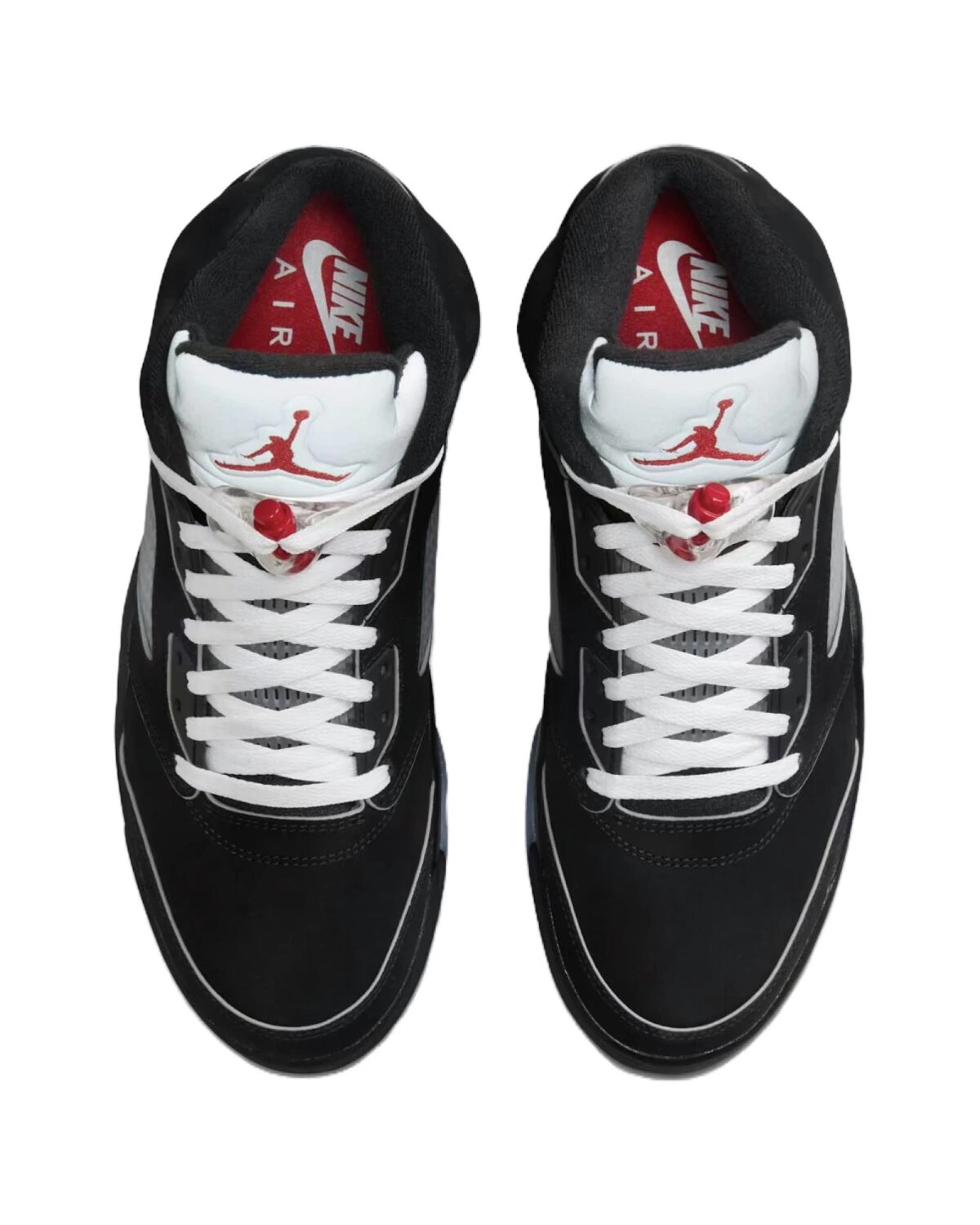 Jordan Air Jordan 5 унисекс кроссовки черные из натуральной кожи высокие картинка