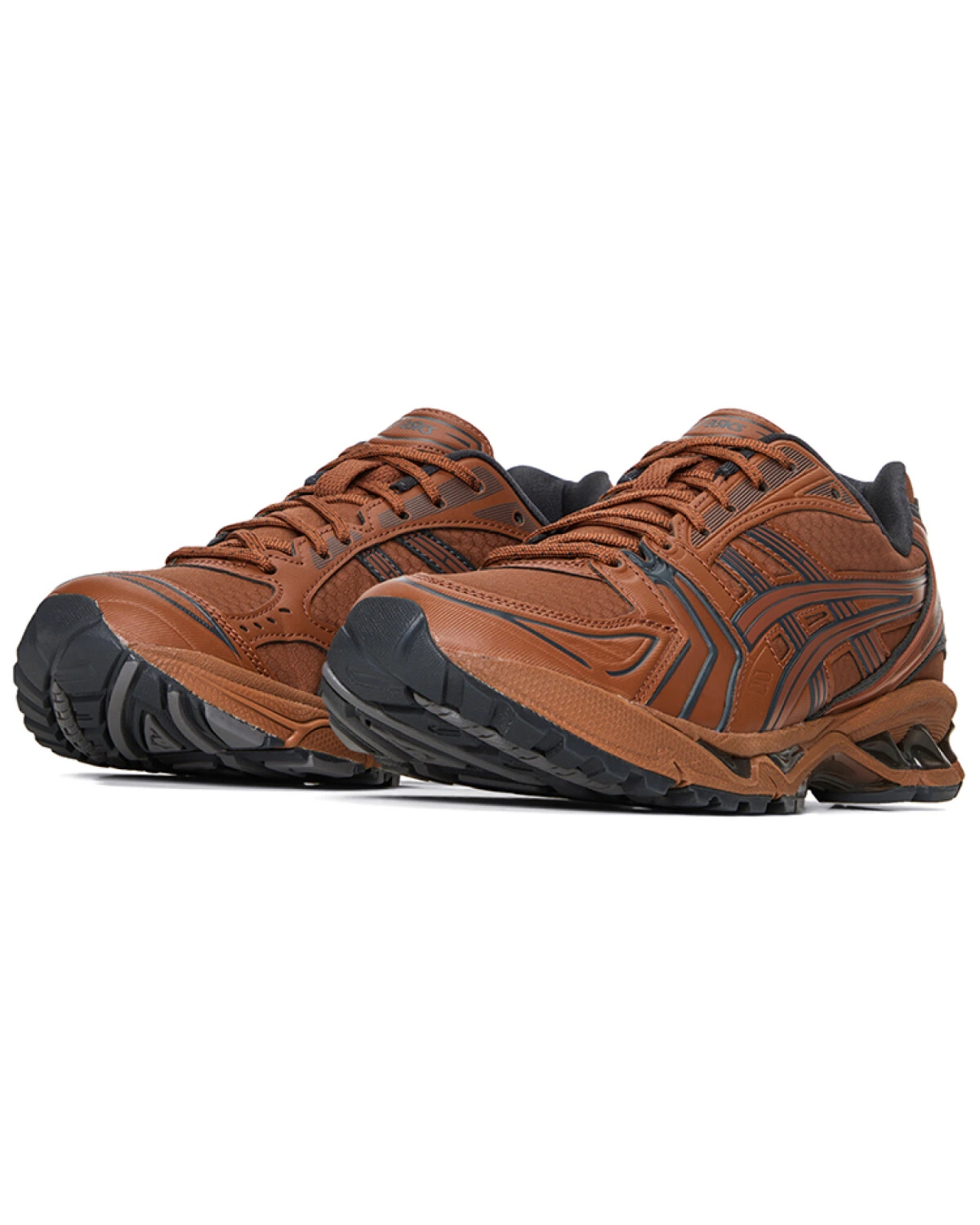 Asics Gel-Kayano 14 унисекс кроссовки коричневые осенне-зимние ретро картинка