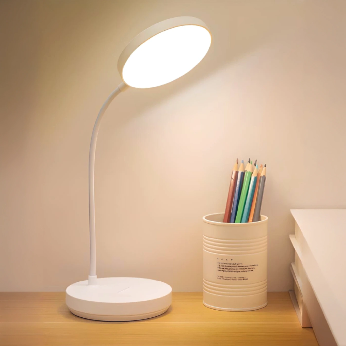 Настольная лампа круглая картинка