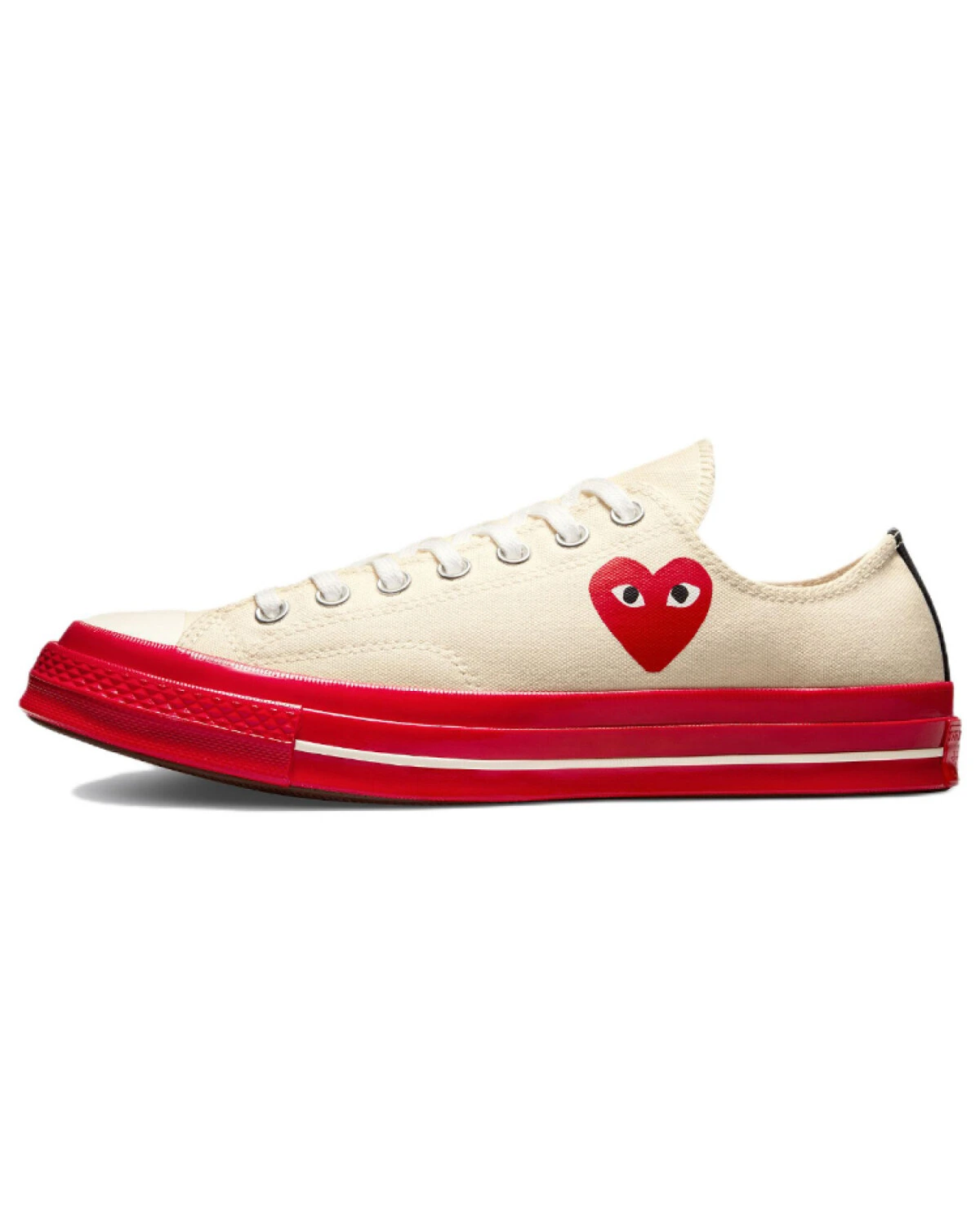 Converse Chuck Taylor All Star 1970s OX унисекс кеды бело-красные холщовые картинка
