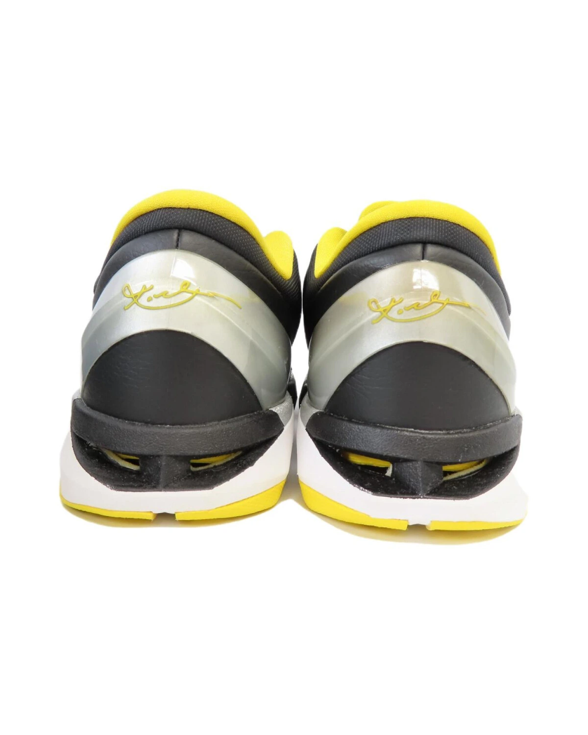 Nike Zoom Kobe 7 Del Sol мужские баскетбольные кроссовки черно-желтые противоскользящие картинка