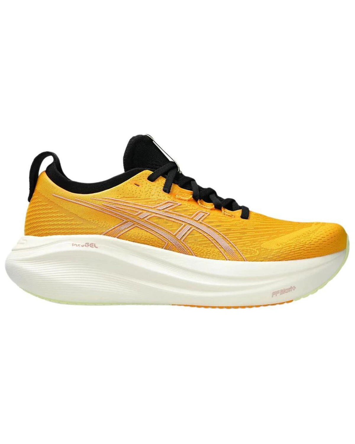 Asics GEL-NIMBUS 27 мужские кроссовки универсальные желто-белые картинка