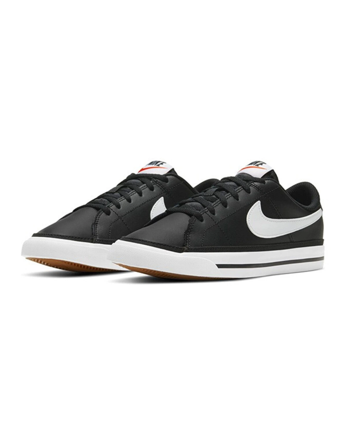 Nike Court Legacy детские кеды черно-белые комфортные картинка