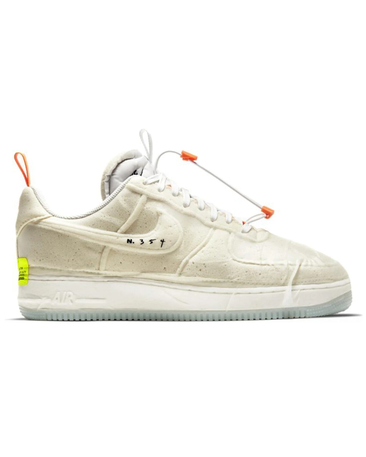 Nike Air Force 1 unisex кроссовки для скейтбординга бежевые картинка