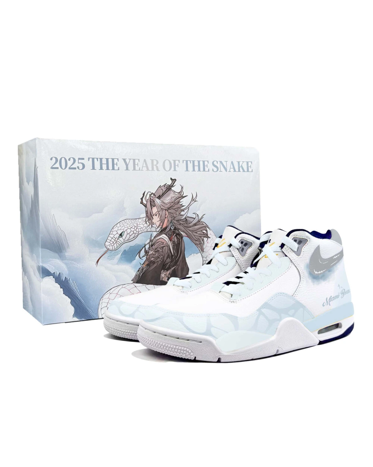 Nike Flight Legacy мужские кроссовки синие баскетбольные стильные картинка