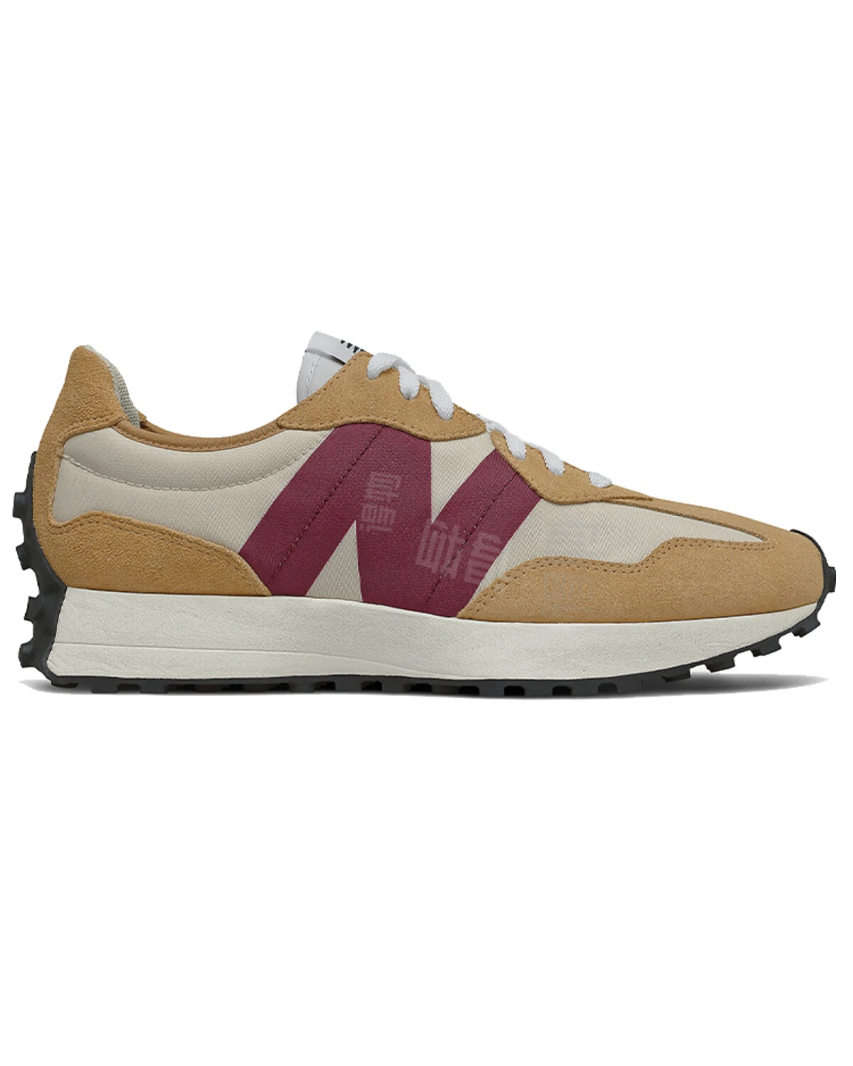 New Balance 327 unisex кроссовки комбинированный материал коричневые картинка
