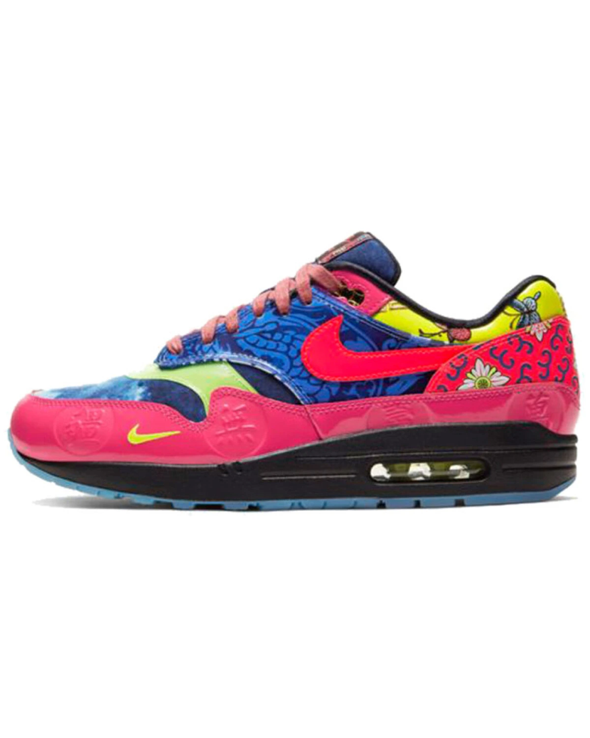 Nike Air Max 1 унисекс кроссовки с Air Max красно-синие картинка